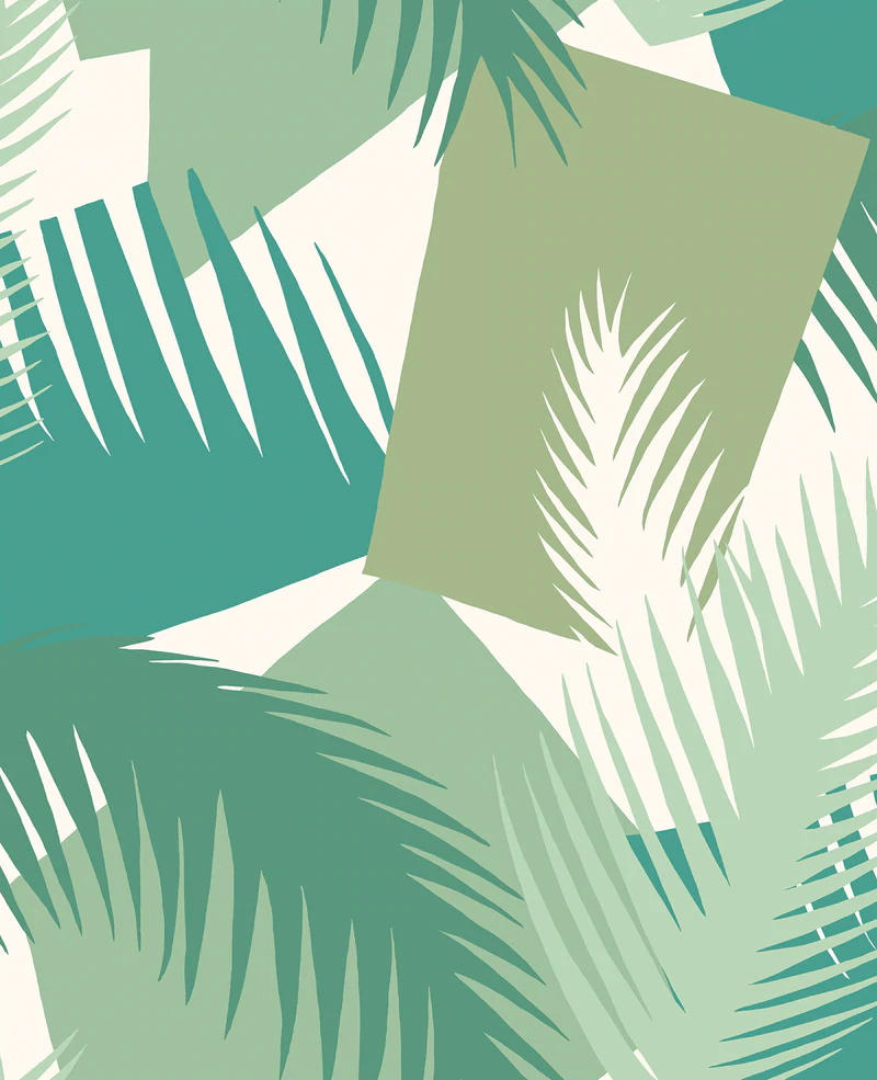 Deco Palm Tapete - 105/8037 - Cole&Son - Geometric II-105-8037-Cole&Son-Geometric II Deco Palm Tapete - 105/8037 - Cole&Son - Geometric II von Cole&Son aus der Kategorie Geometric II mit der Artikelnummer 105-8037