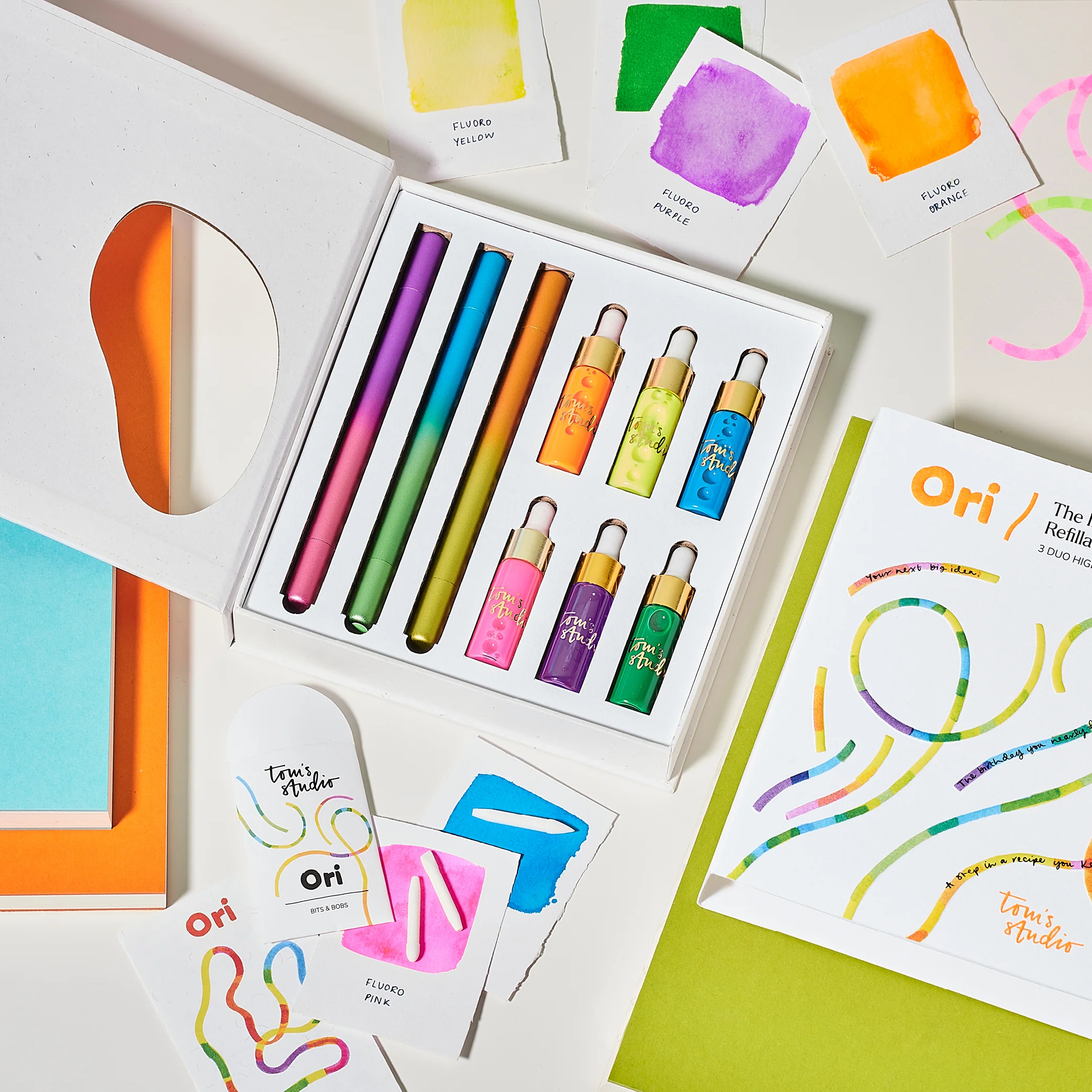 Ori 3er Set- Nachfüllbare Marker von Tom's Studio