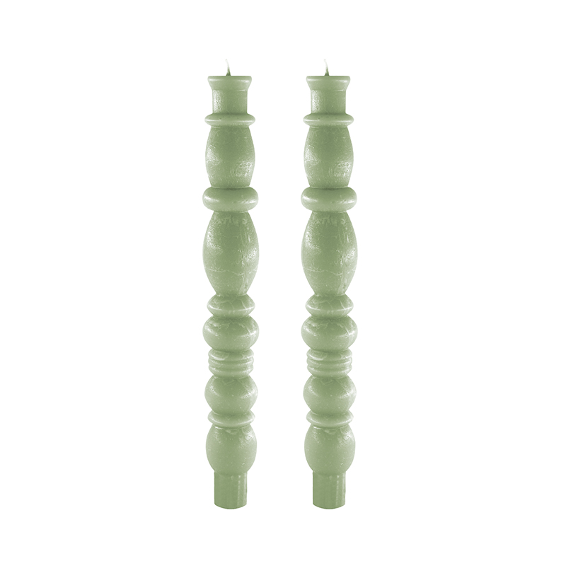 TORNITE Stabkerze (2er Set) - Early Spring Green - Cerabella TORNITE Stabkerze (2er Set) - Early Spring Green - Cerabella