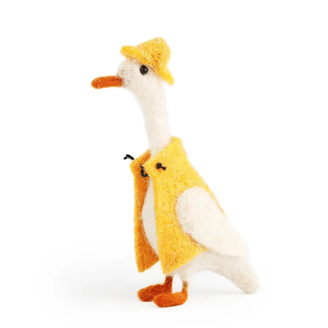 Walter Duck - Handgefilzte Ente von Sew Heart Felt
