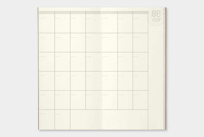 017 - freier Kalender (Monatsansicht) - TRAVELER'S Notebook Refill-14317006-TRAVELER'S COMPANY JAPAN-Einlagen und Zubehör für Größe "Regular" 017 - freier Kalender (Monatsansicht) - TRAVELER'S Notebook Refill von TRAVELER'S COMPANY JAPAN aus der Kategorie Einlagen und Zubehör für Größe "Regular" mit der Artikelnummer 14317006