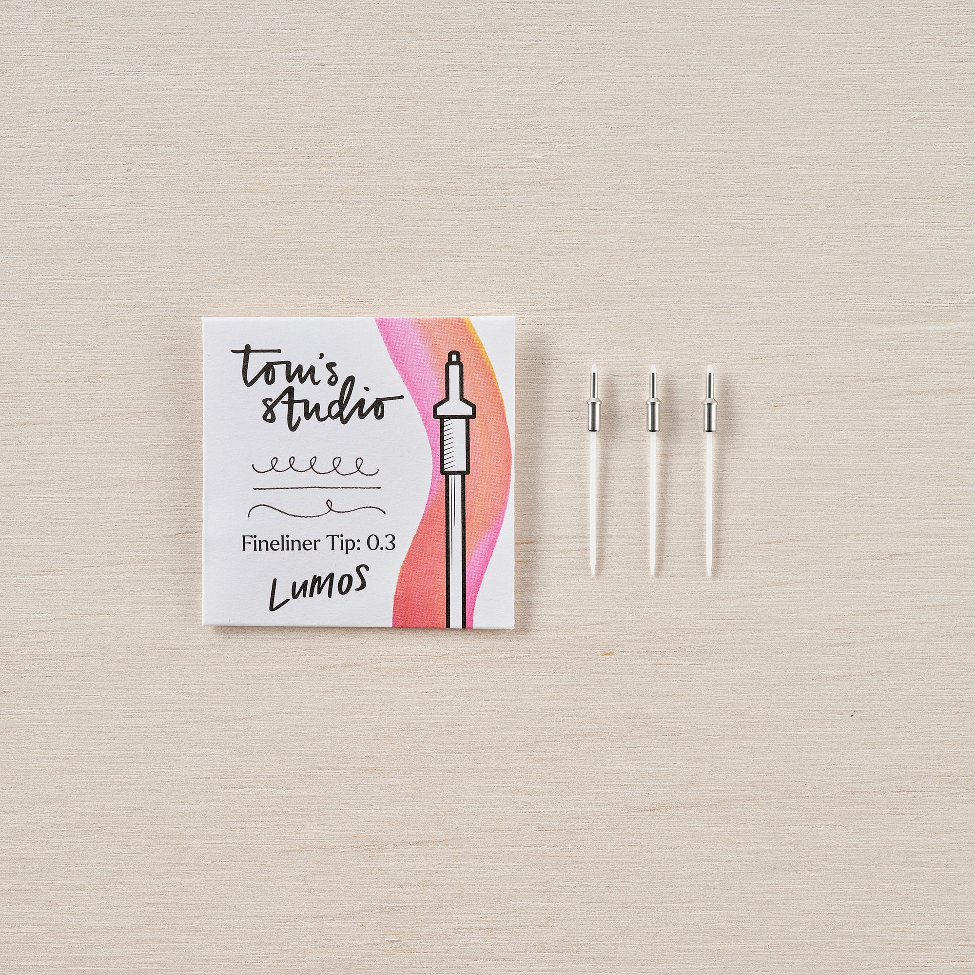 Lumos - 0,3 Fineliner Spitze - 3er Set - Tips von Tom's Studio