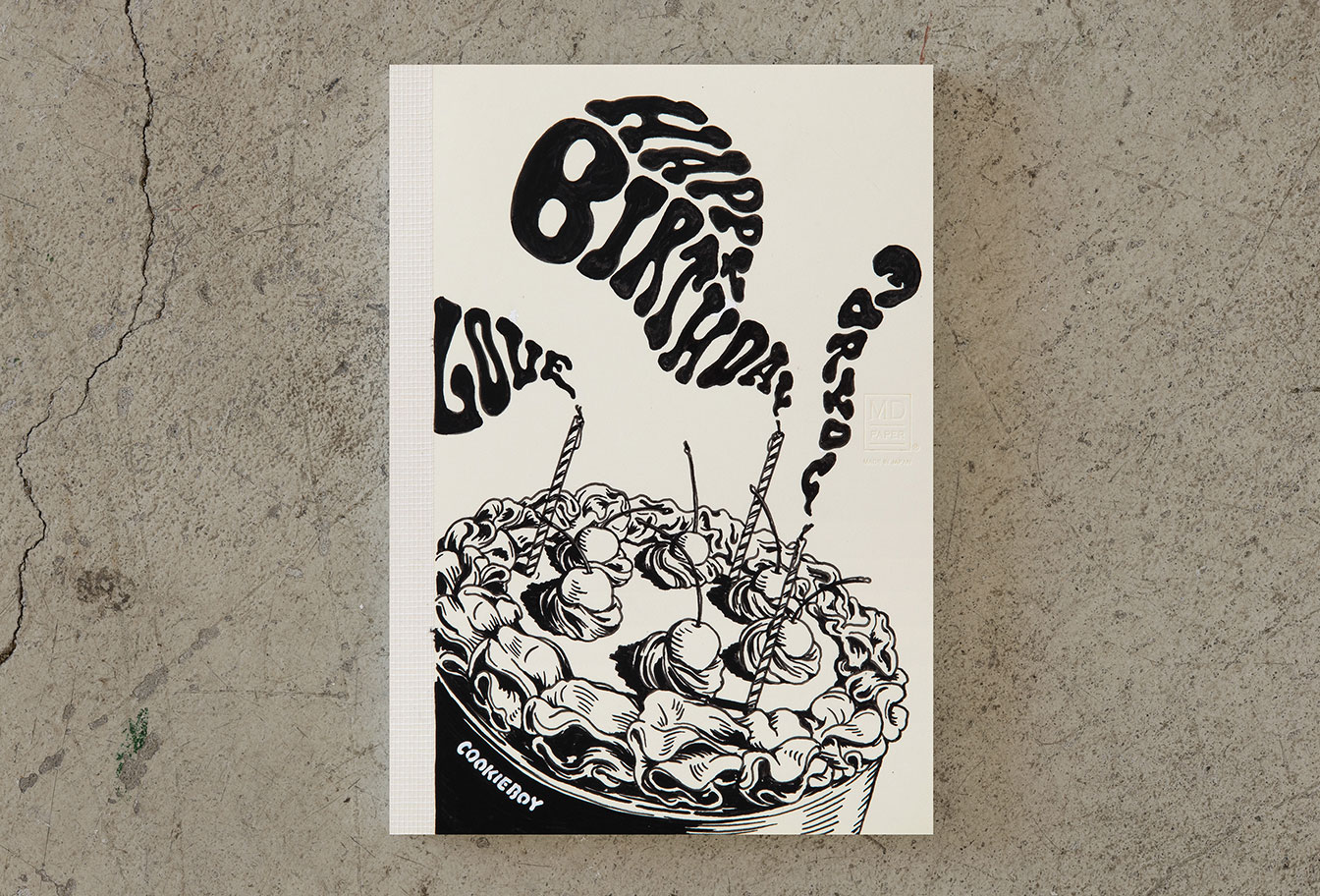 MD Notebook 15th – Edition COOKIEBOY - A6 - blanko / blank - Midori Notizbuch - limitiert MD Notebook 15th – Edition COOKIEBOY - A6 - blanko / blank - Midori Notizbuch - limitiert