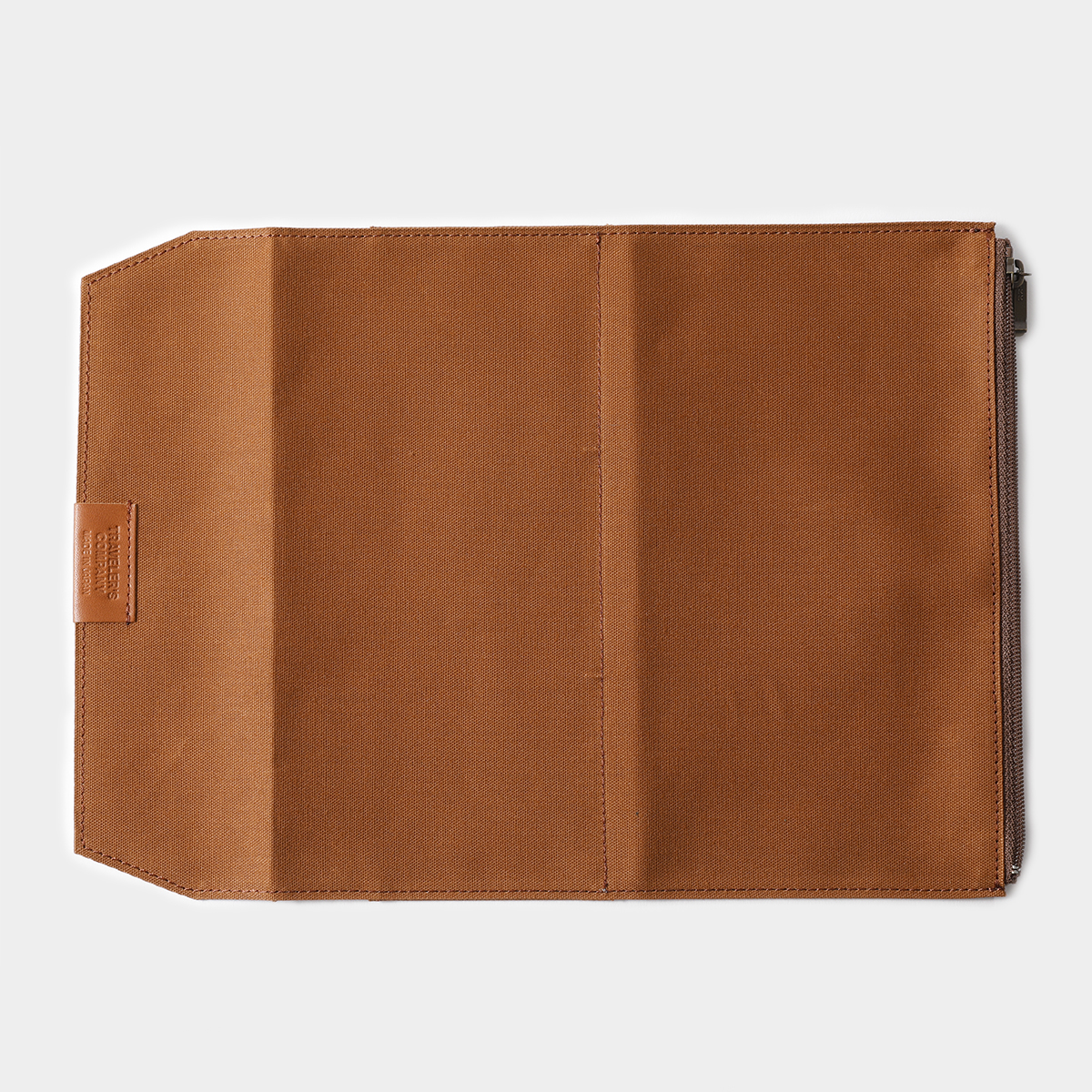 Zipper Case Baumwolle "Braun" - TRAVELER'S FACTORY Notebook Refill Regular