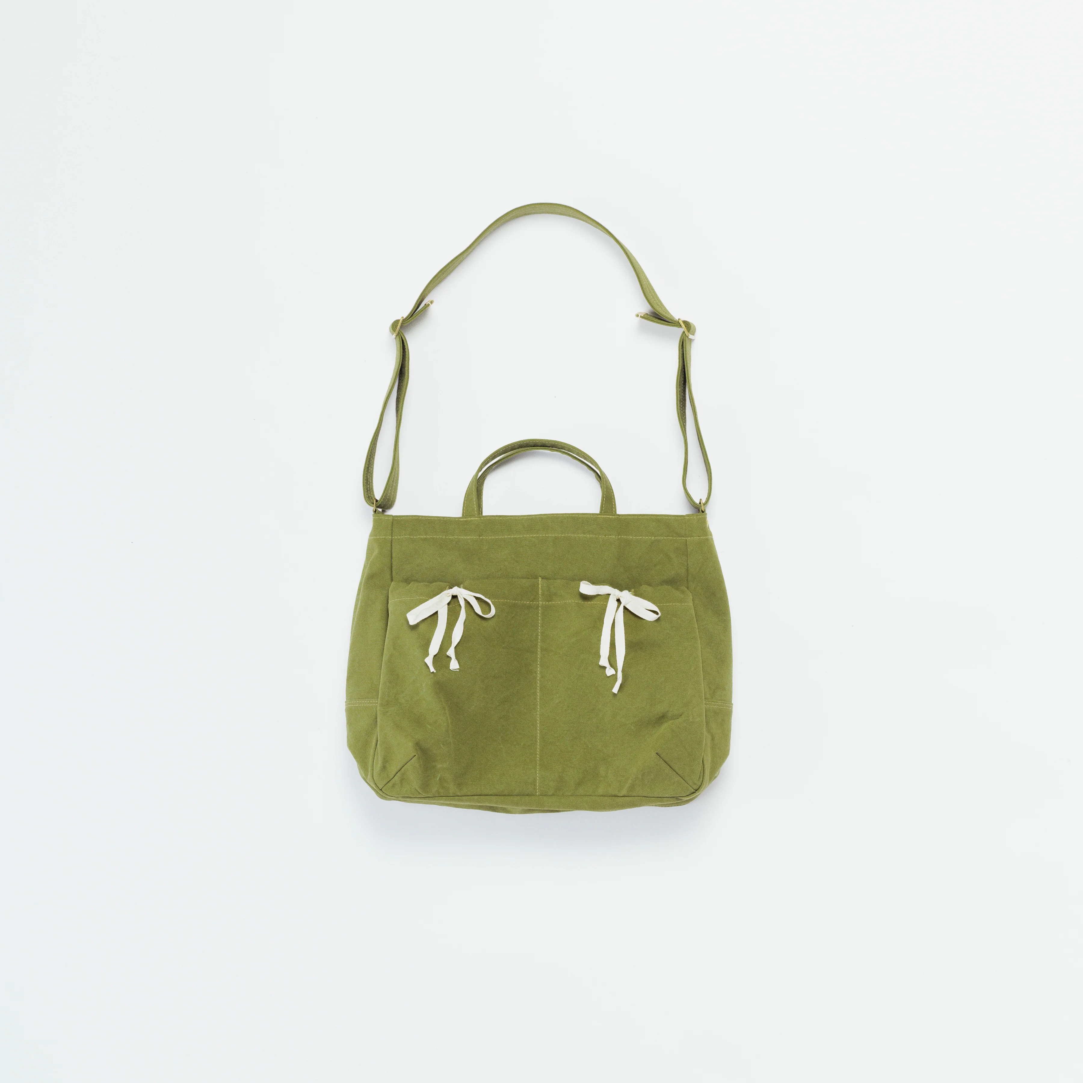 Two Pocket Shoulder Bag - Schultertasche aus Baumwolle - The Superior Labor - *Pre-order/Vorbestellung*