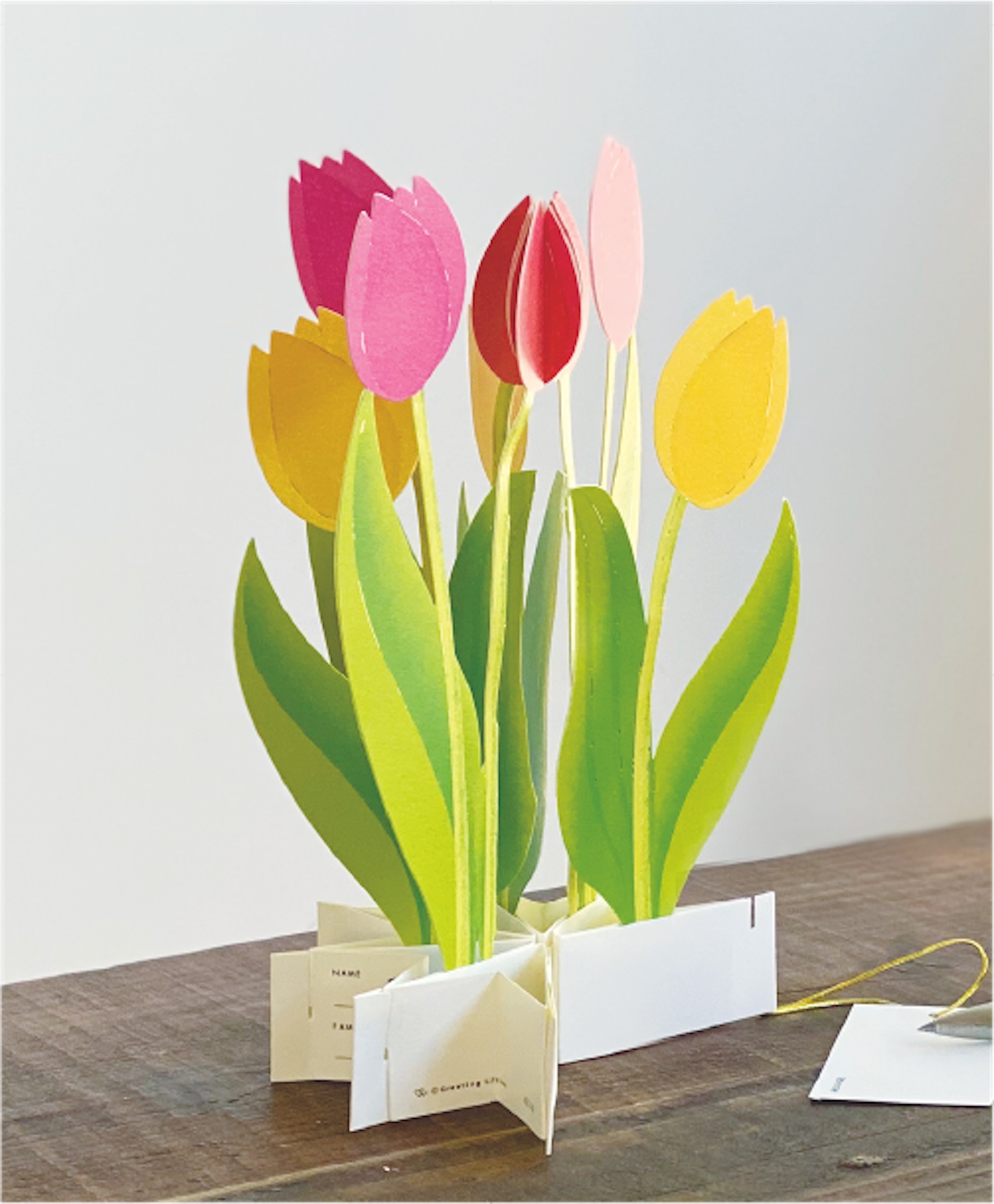 "Happy Birthday" Tulpe / Tulip - 3D Blooming Card