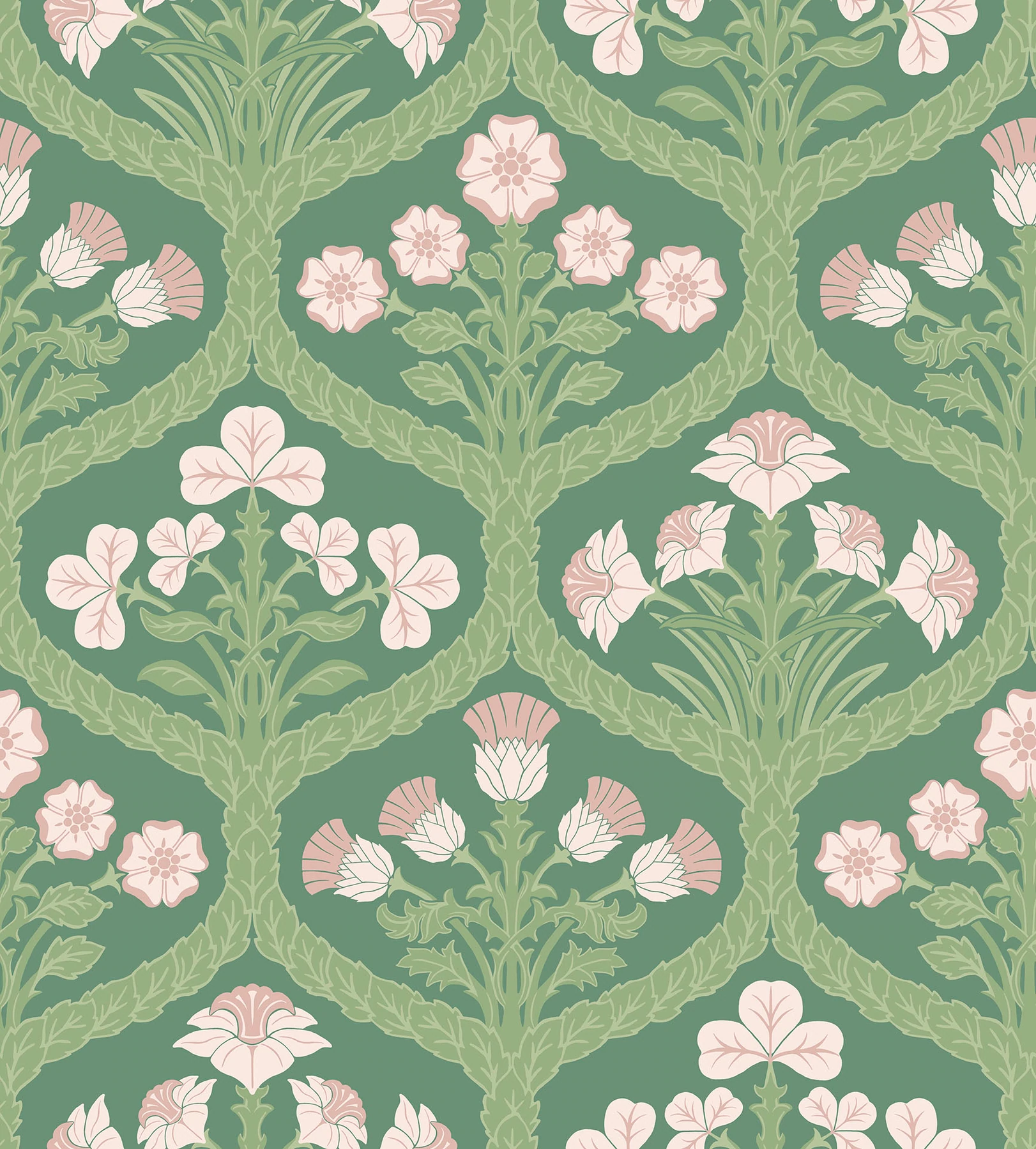 Floral Kingdom Tapete - 116/3009 - Cole&Son - The Pearwood Collection von Cole&Son aus der Kategorie The Pearwood Collection mit der Artikelnummer 116-3009