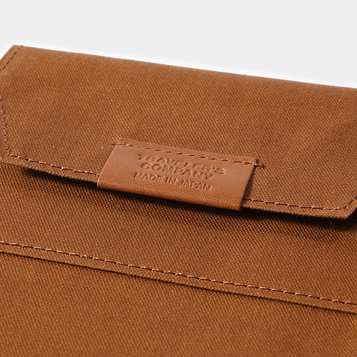 Zipper Case Baumwolle "Braun" - TRAVELER'S FACTORY Notebook Refill Passport