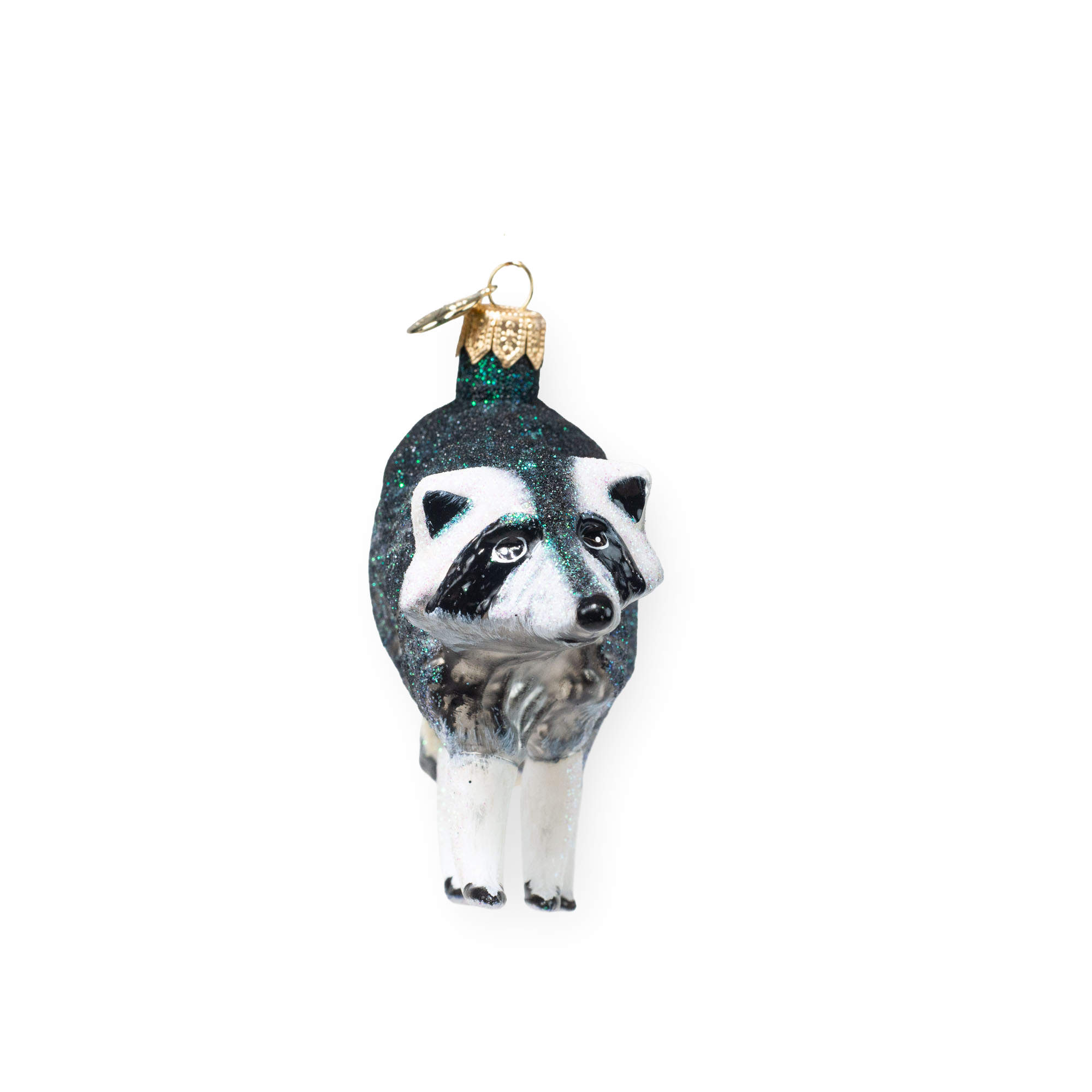 Waschbär - Christbaumschmuck - Glaskunst aus Polen