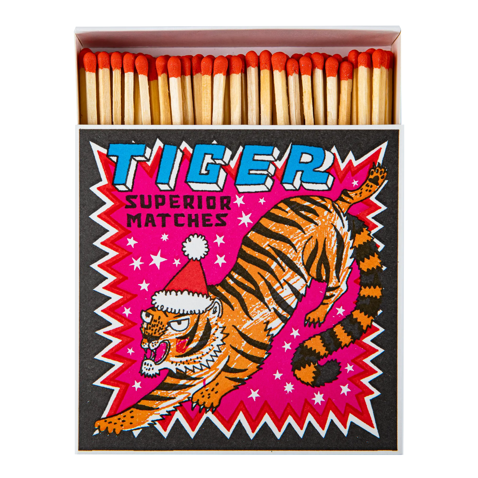 Streichhölzer "Festive Tiger"