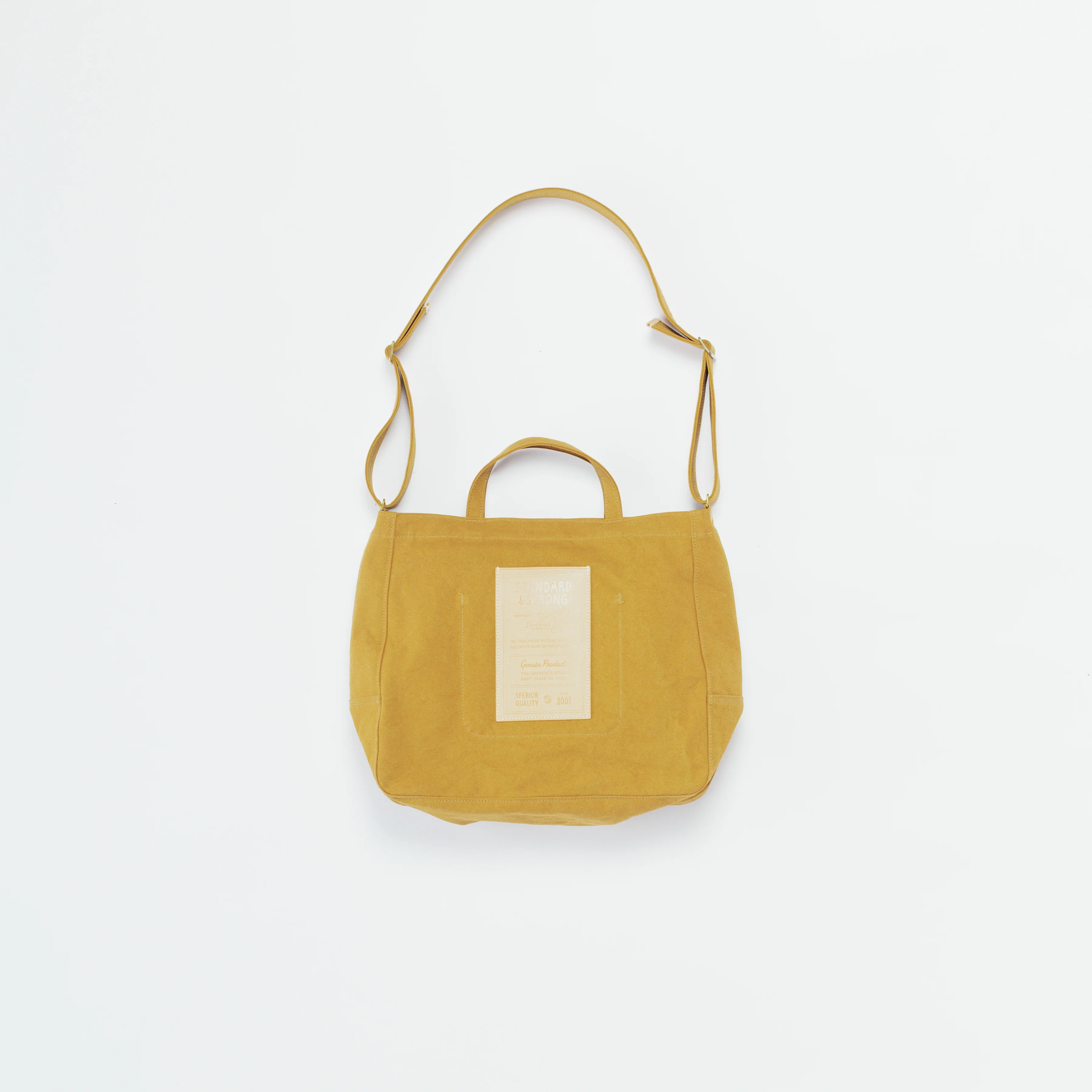 Two Pocket Shoulder Bag - Schultertasche aus Baumwolle - The Superior Labor - *Pre-order/Vorbestellung*