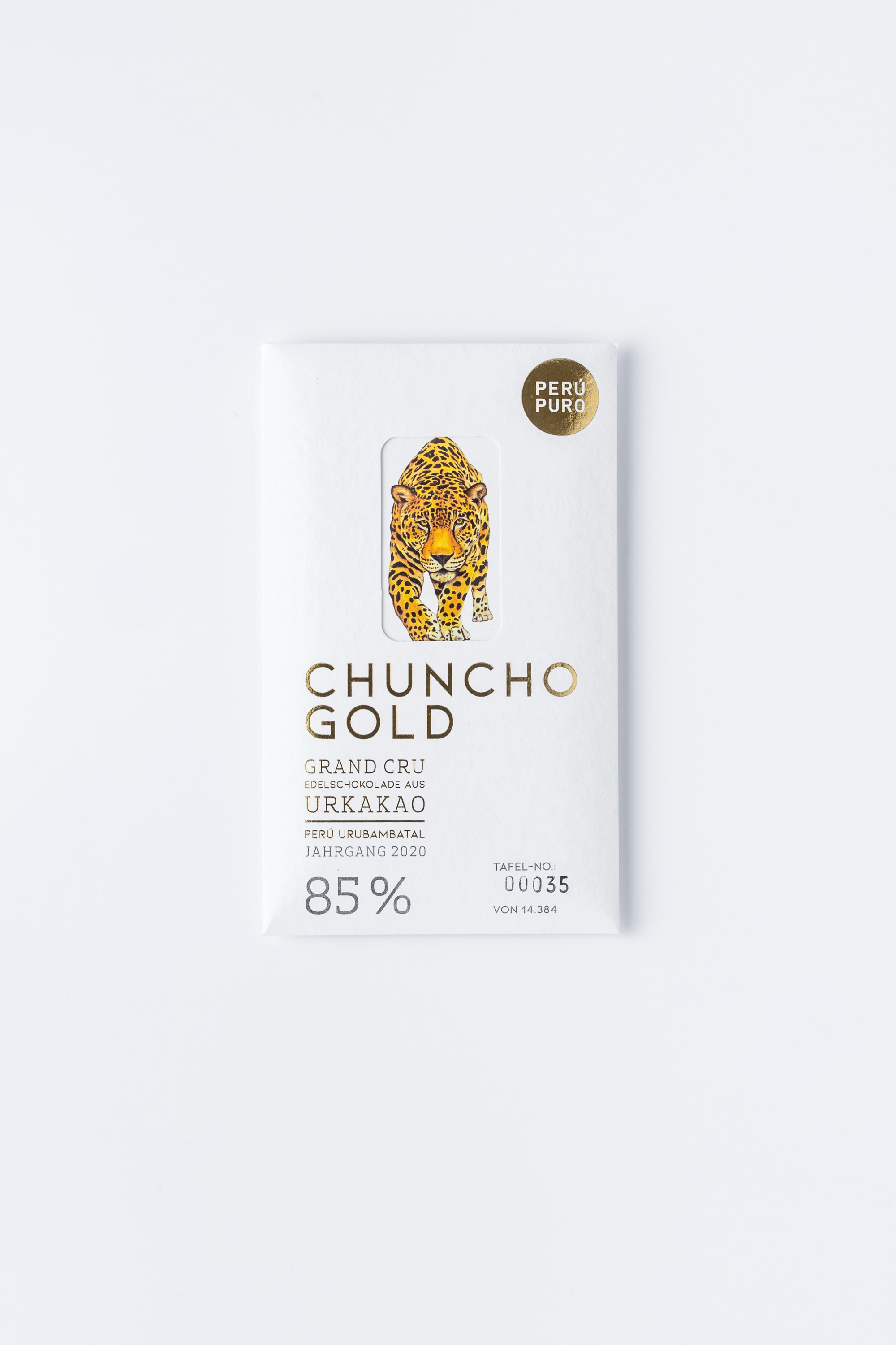 Chuncho Gold - 85% - GRAND CRU Edelschokolade aus Urkakao - Perù Puro Chuncho Gold - 85% - GRAND CRU Edelschokolade aus Urkakao - Perù Puro