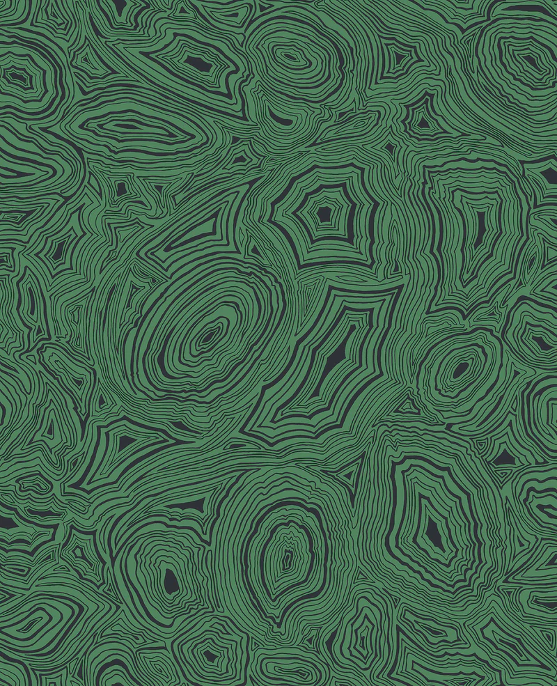 Malachite Tapete - 114/17035 - Cole&Son - Fornasetti Senza Tempo von Cole&Son aus der Kategorie Fornasetti Selection mit der Artikelnummer 114-17035