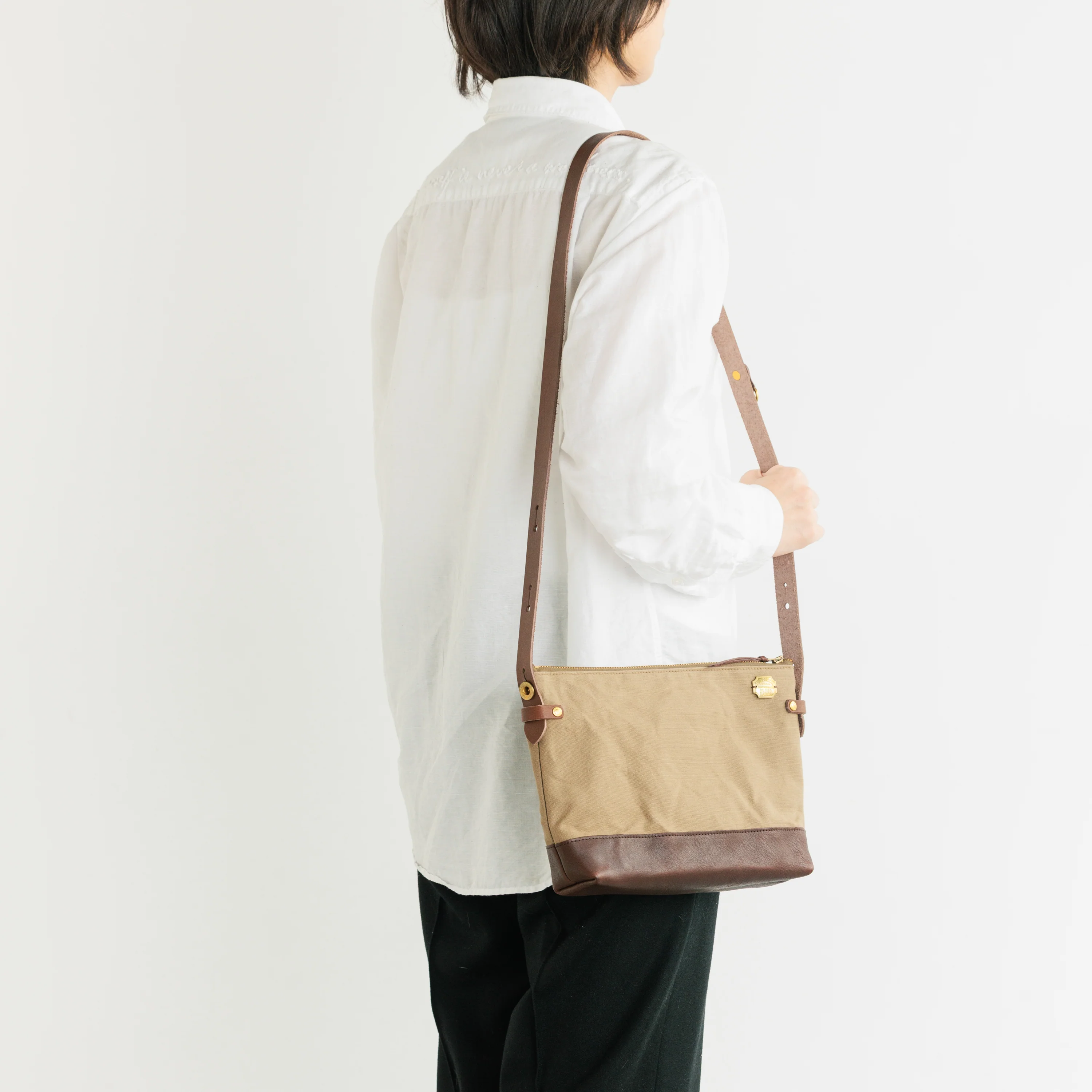 Shoulder Bag - Leather Bottom - The Superior Labor