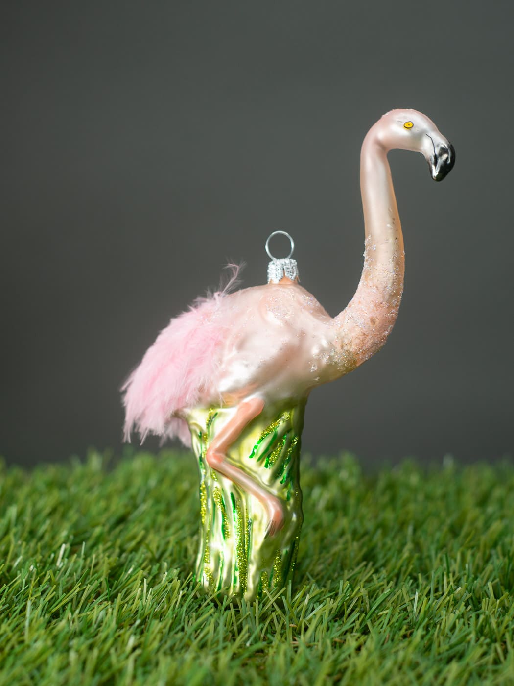 Flamingo - Christbaumschmuck aus Glas