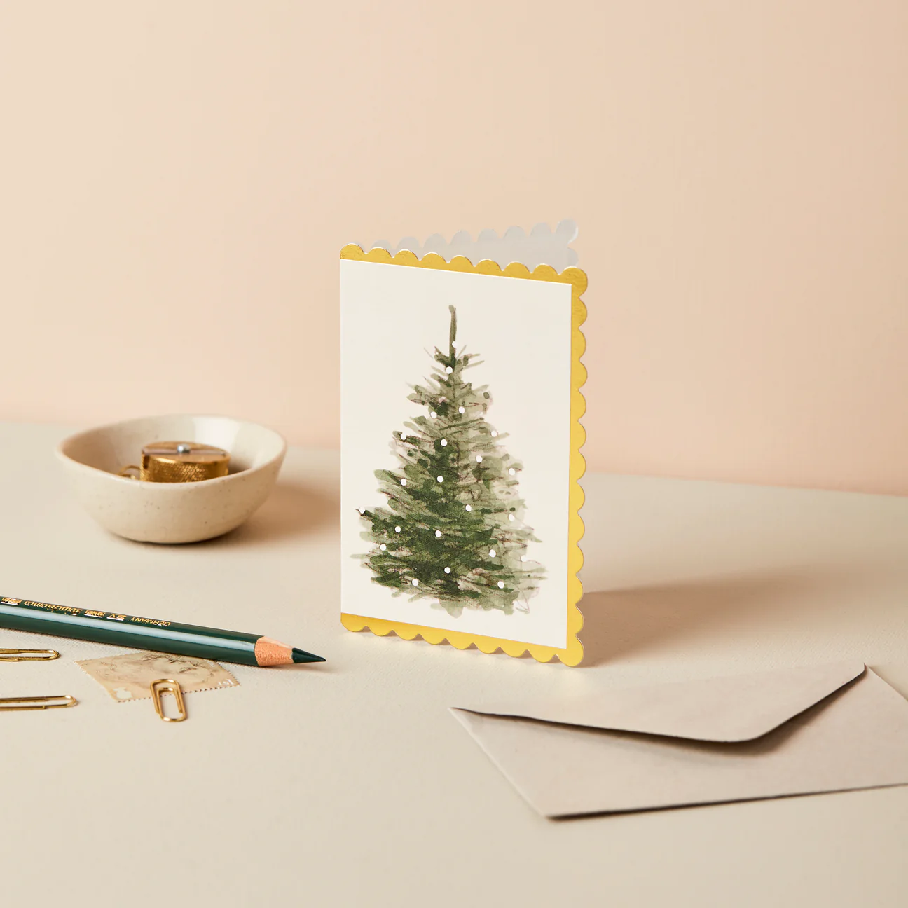 Christmas Tree - Mini Grußkarte von Wanderlust Paper Co. Christmas Tree - Mini Grußkarte von Wanderlust Paper Co.