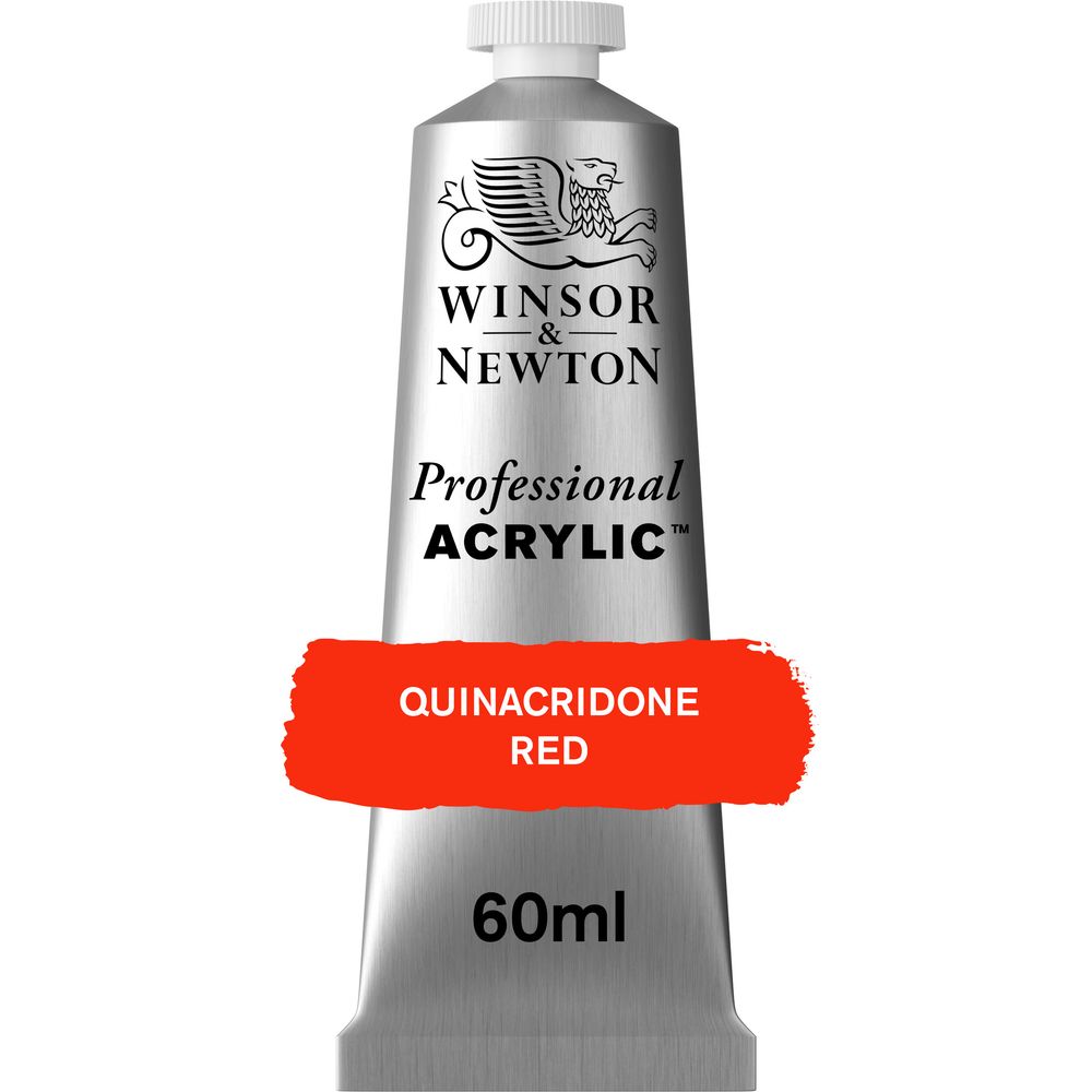 548 - Quinacridone Red - 60ml Professional Acrylic von Winsor&Newton - S3