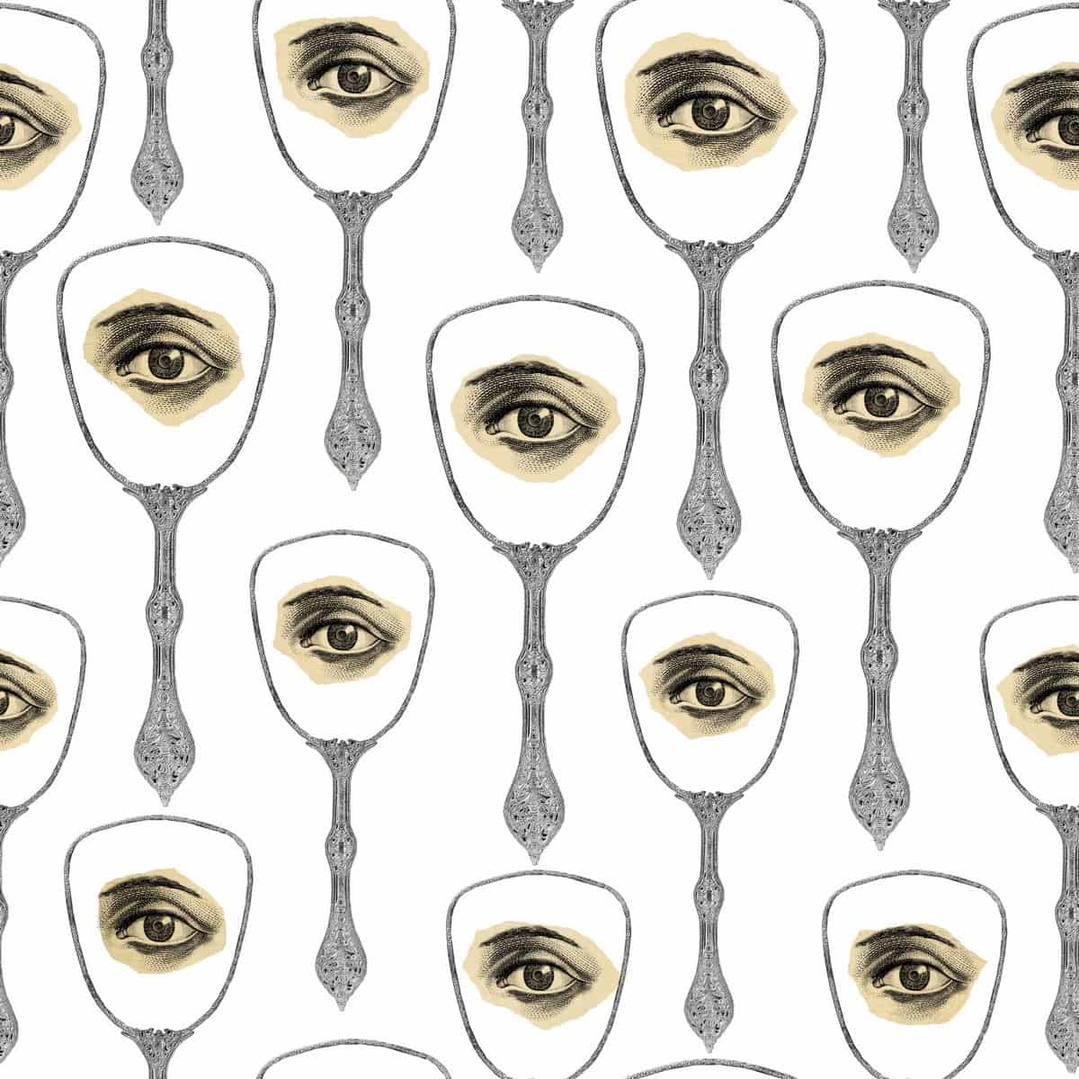 Tapete MIRROR'S EYE NEUTRAL-WP20082-MINDTHEGAP-MIND THE GAP Tapete MIRROR'S EYE NEUTRAL von MINDTHEGAP aus der Kategorie MIND THE GAP mit der Artikelnummer WP20082