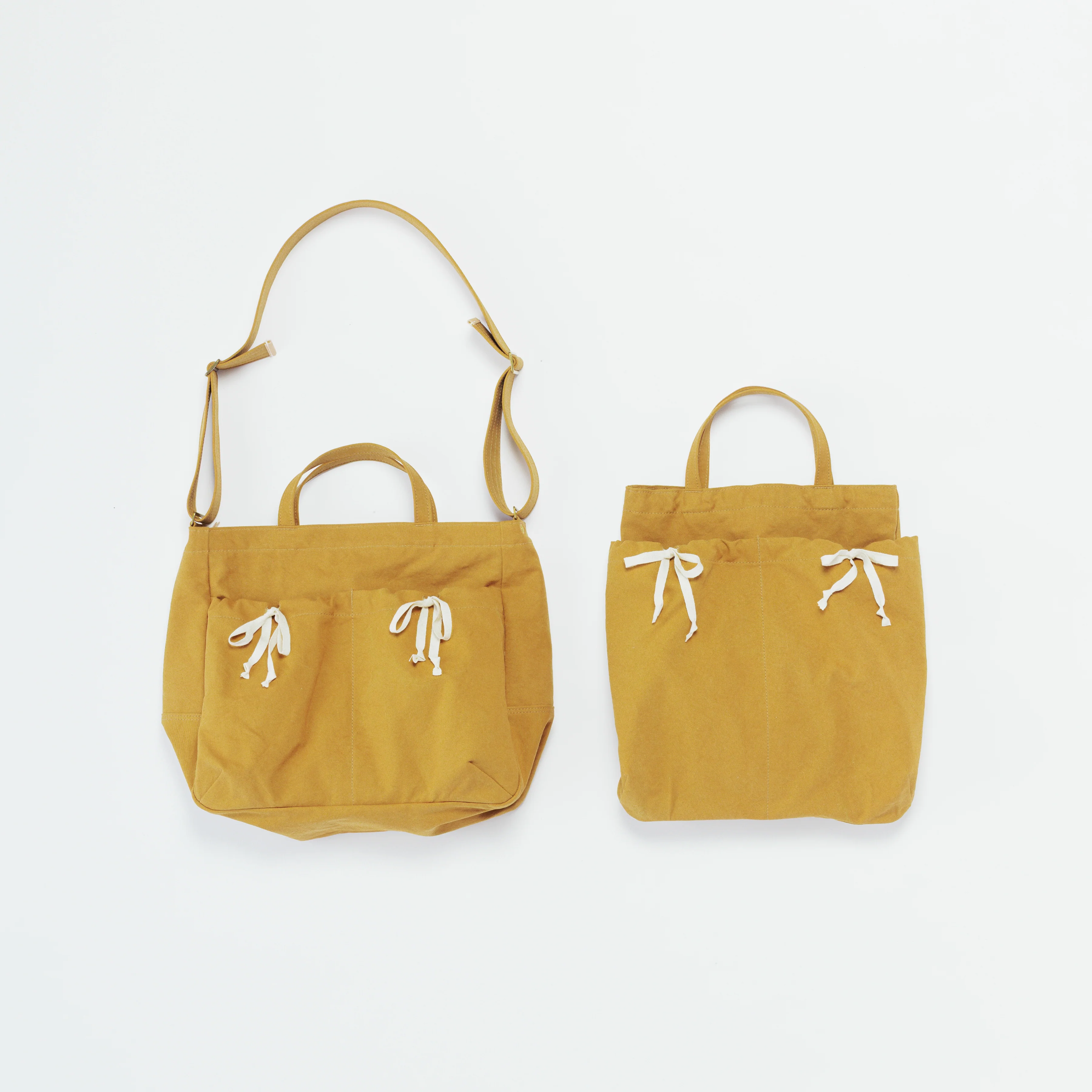Two Pocket Shoulder Bag - Schultertasche aus Baumwolle - The Superior Labor - *Pre-order/Vorbestellung*