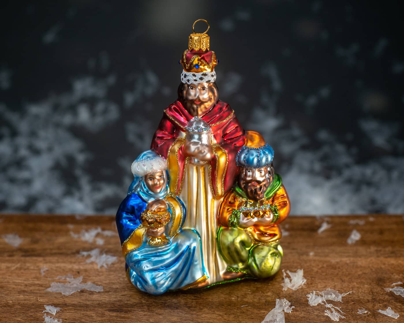 Heilige drei Könige - Christbaumschmuck aus Glas von Hanco aus der Kategorie Christbaumschmuck mit der Artikelnummer 2852.01