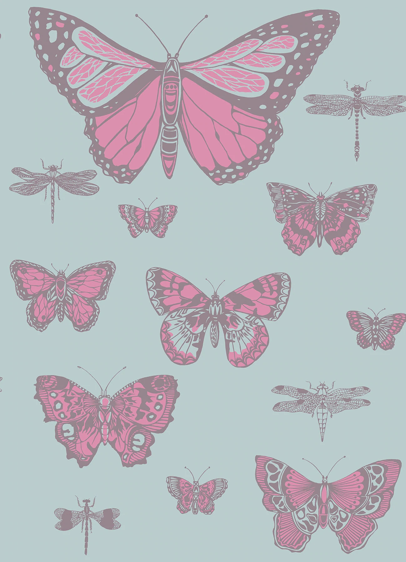 Butterflies & Dragonflies Tapete - 103/15062 - Cole&Son - Whimsical-103-15062-Cole&Son-Whimsical Butterflies & Dragonflies Tapete - 103/15062 - Cole&Son - Whimsical von Cole&Son aus der Kategorie Whimsical mit der Artikelnummer 103-15062