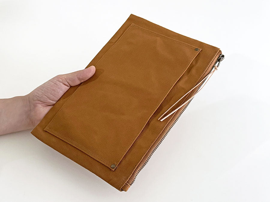 HIRA pouch / Large - Marron - Etui von Yuruliku