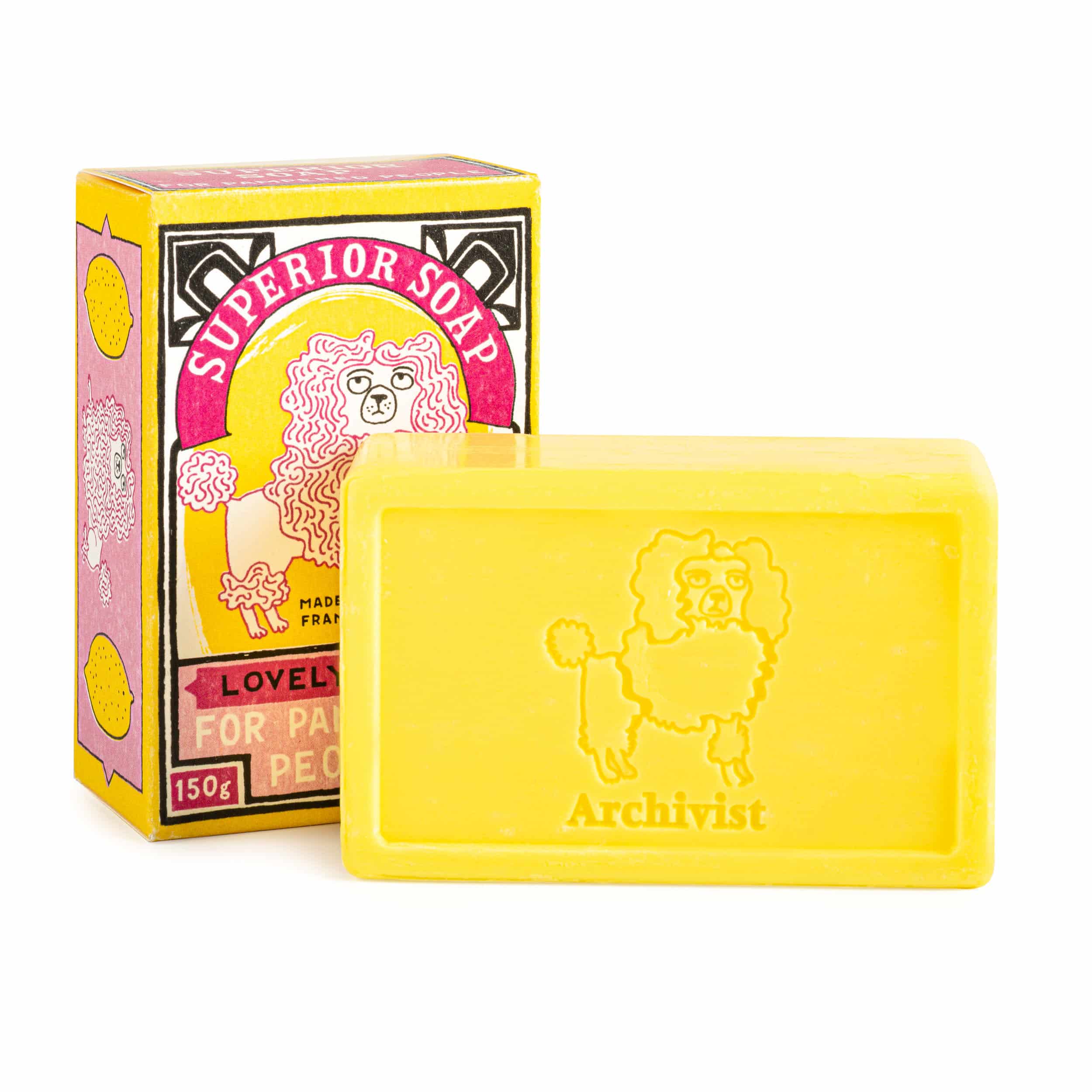 Handseife "Lemon" - For Pampered People von Archivist aus der Kategorie Bath & Body mit der Artikelnummer S007