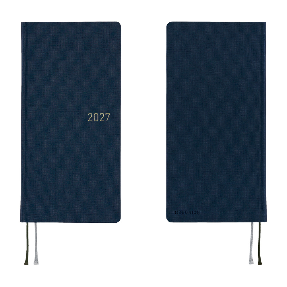Weeks 2027 englisch – Colors: Midnight Blue | Hobonichi