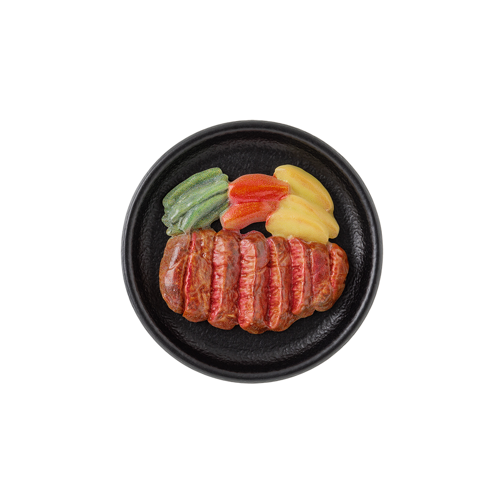 Steak - Miniature Magnet von Midori