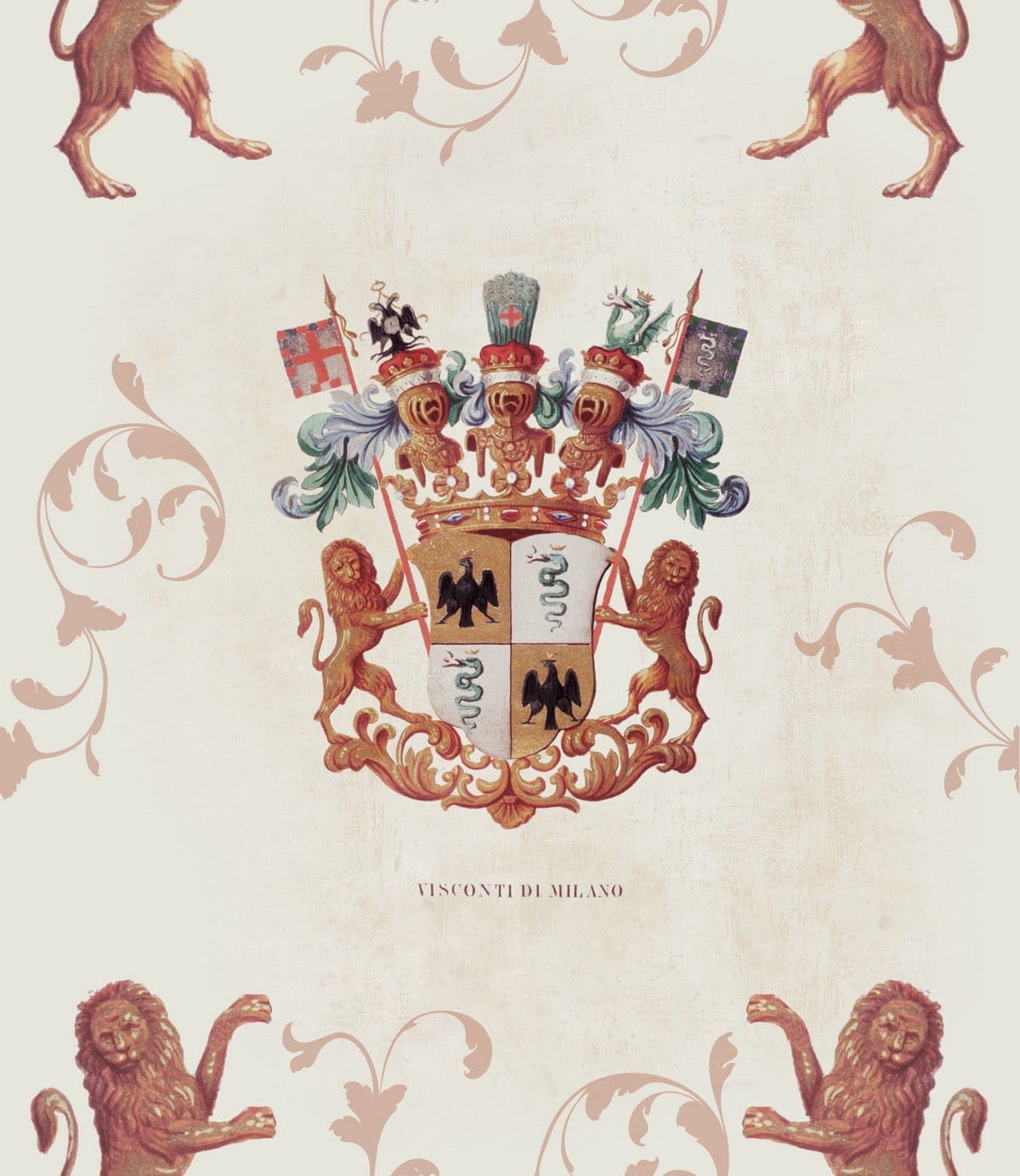 Tapete HERALDRY - Mindthegap-WP20078-MINDTHEGAP-MIND THE GAP Tapete HERALDRY - Mindthegap von MINDTHEGAP aus der Kategorie MIND THE GAP mit der Artikelnummer WP20078