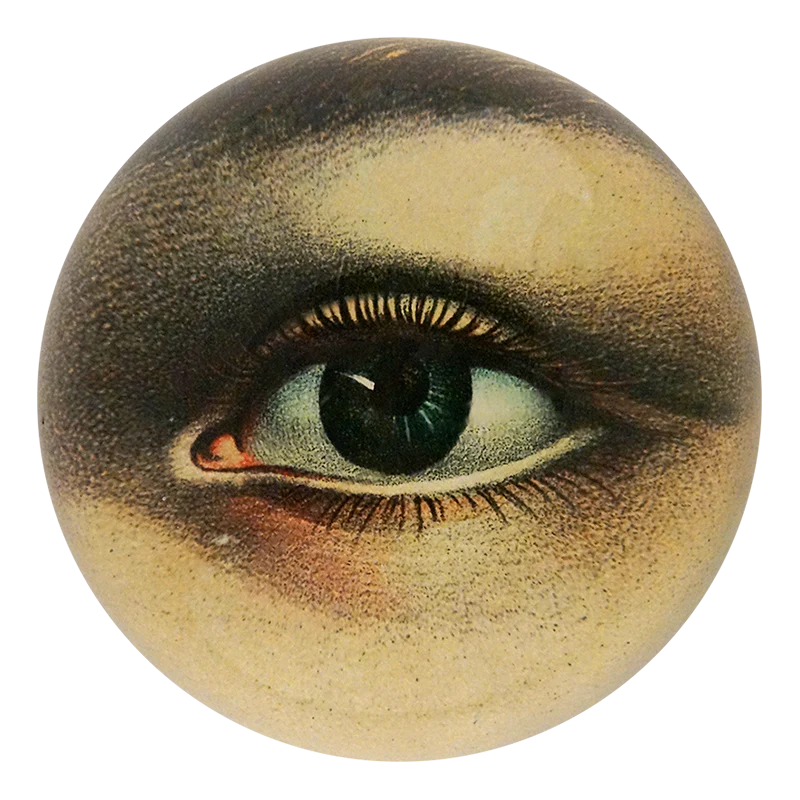 Eye (left) - Briefbeschwerer - Dome Paperweight von John Derian-CDPEYE-John Derian-Paperweights - John Derian Eye (left) - Briefbeschwerer - Dome Paperweight von John Derian von John Derian aus der Kategorie Paperweights - John Derian mit der Artikelnummer CDPEYE
