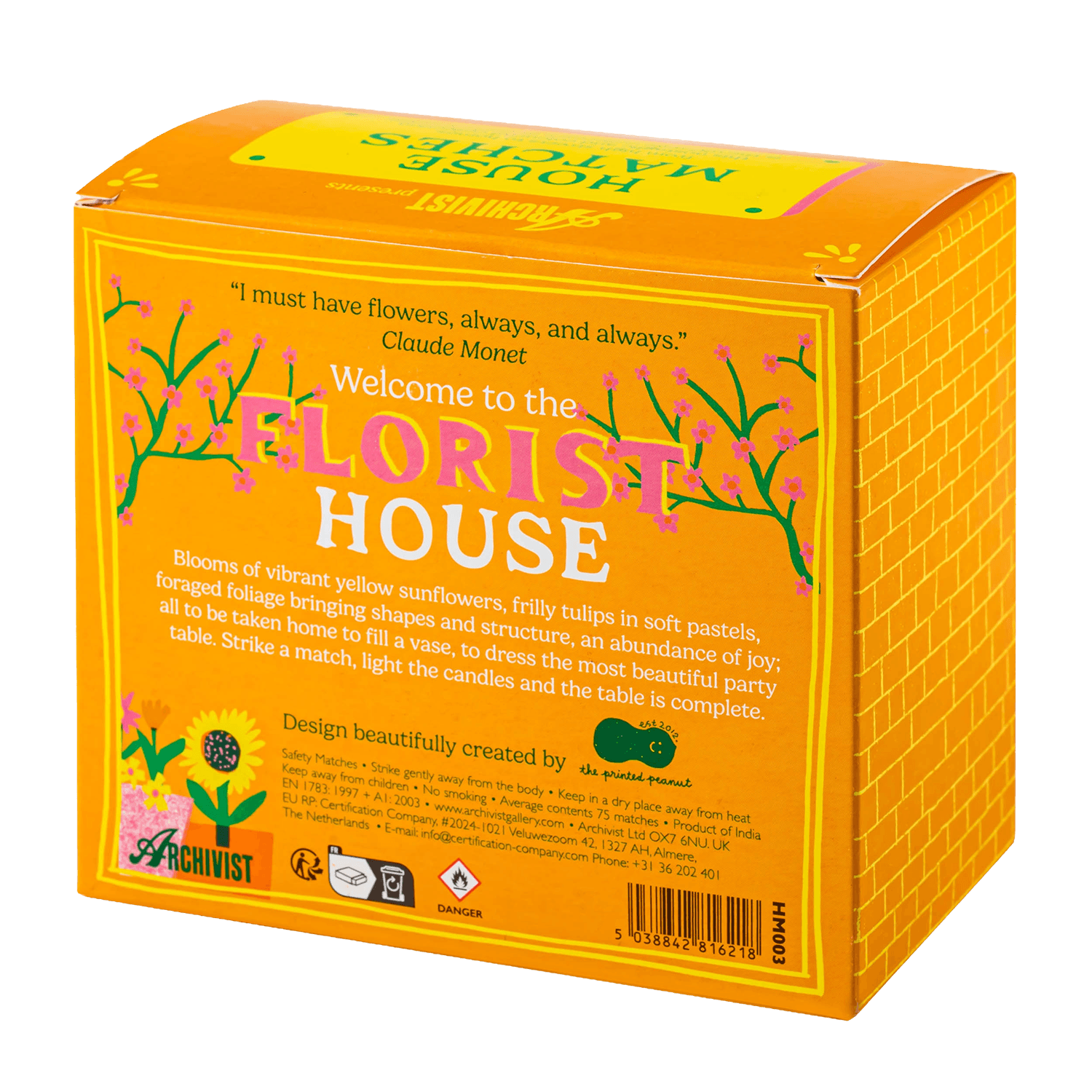 Streichhölzer "Florist House"