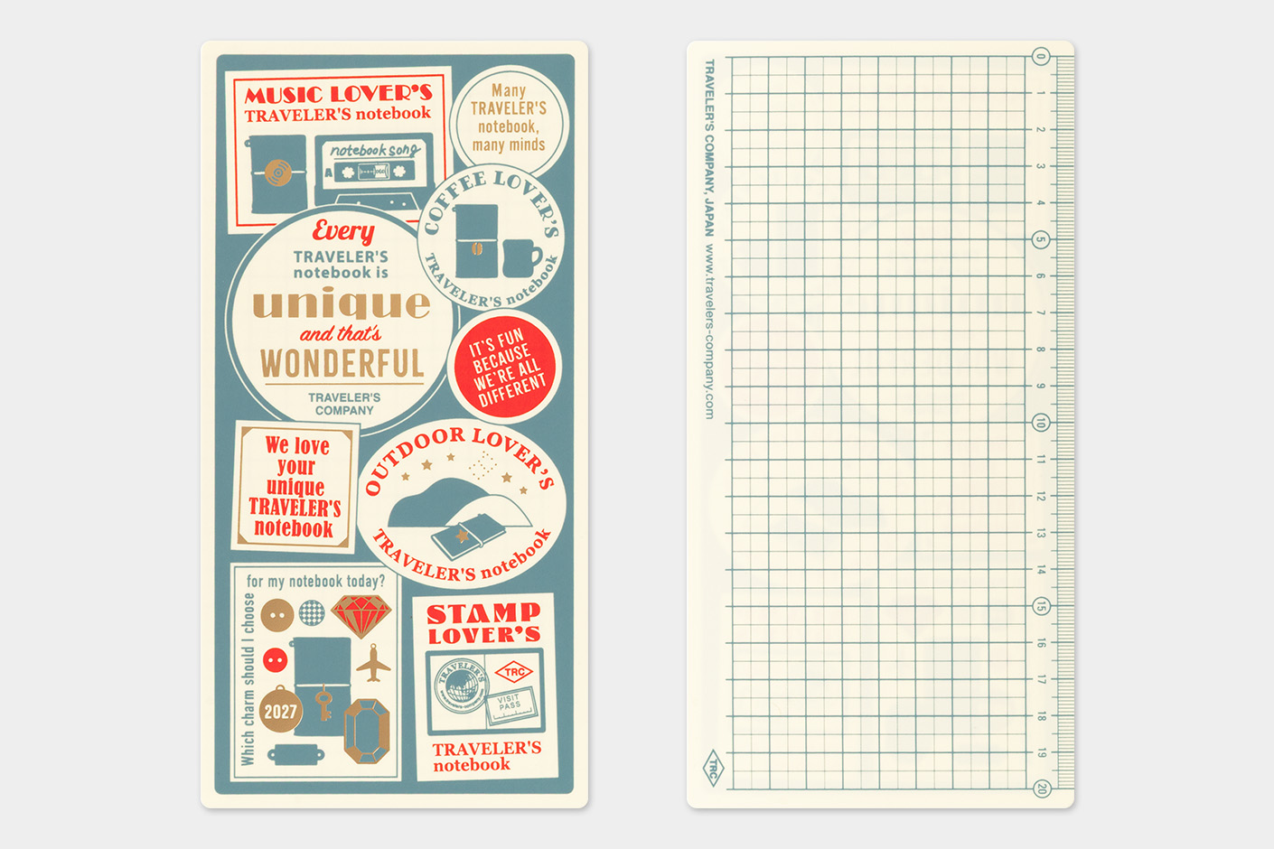 2027 Plastic Sheet "Unique and Wonderful" - Regular