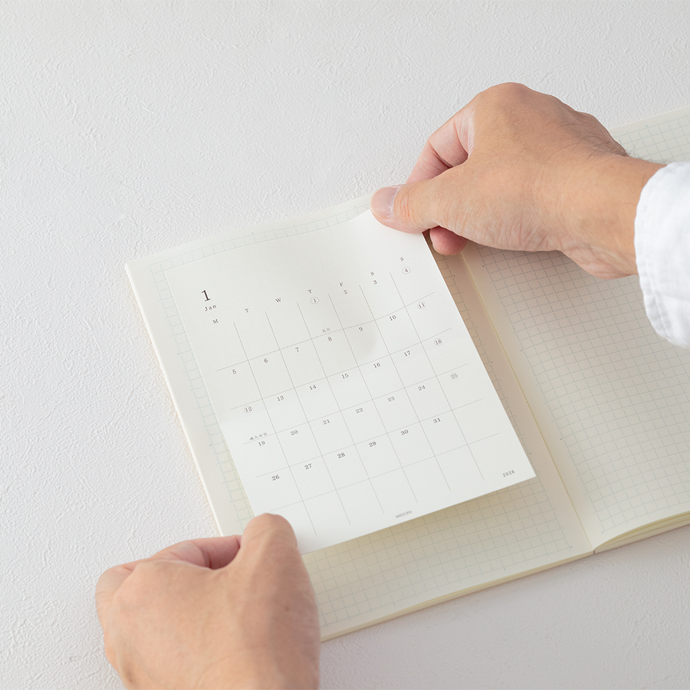 MD Kalenderaufkleber - Diary Sticker 2026 - M