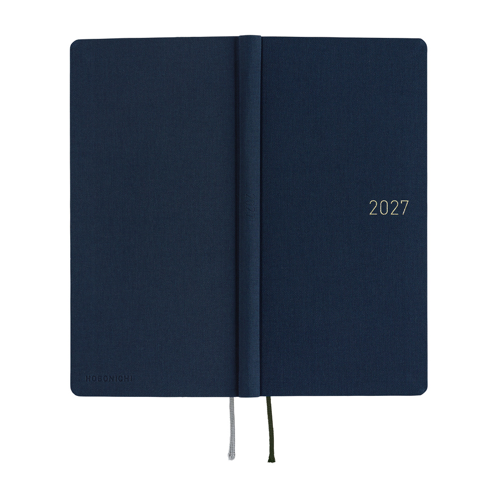 Weeks 2027 englisch – Colors: Midnight Blue | Hobonichi