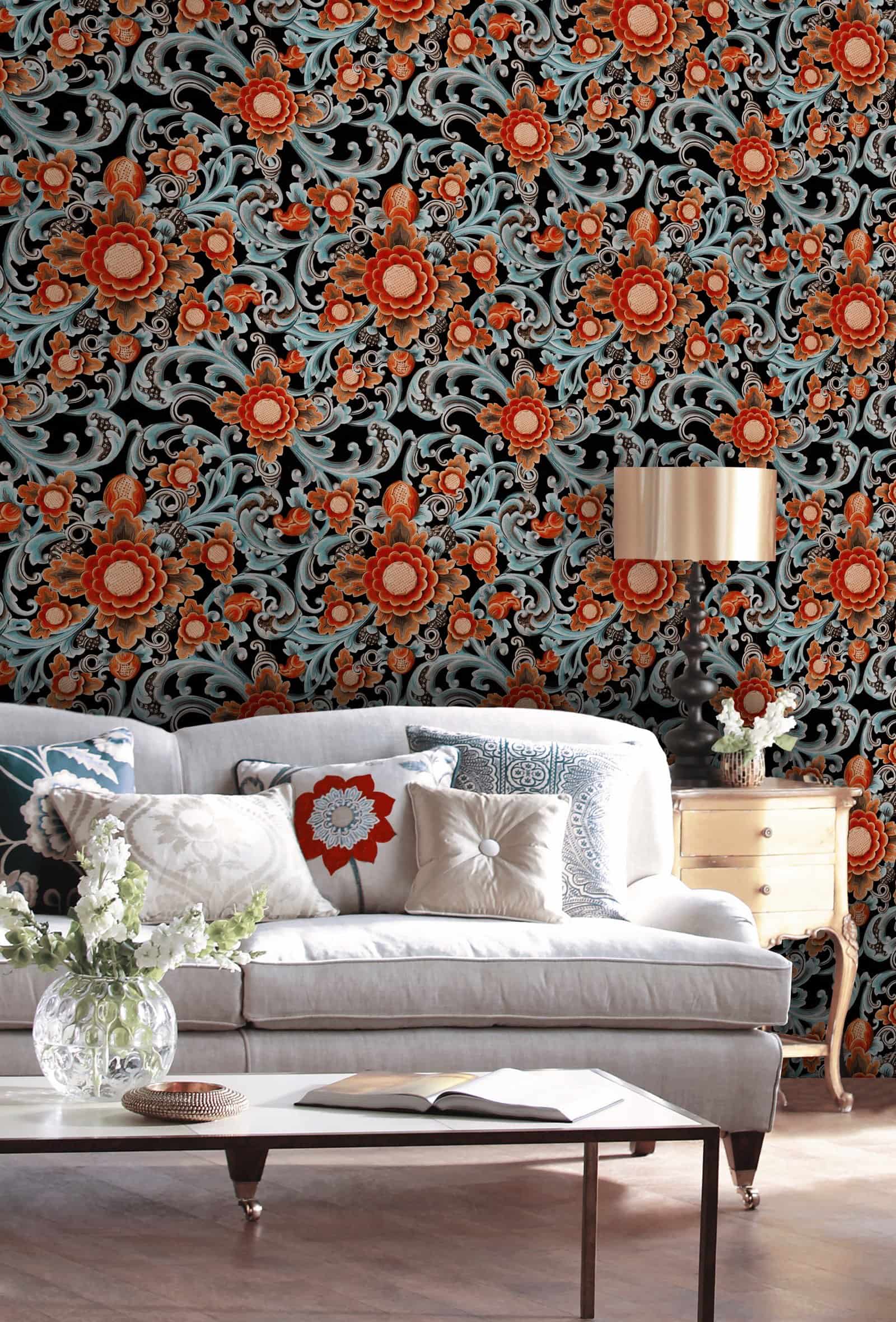 Tapete FLORAL PAINTING DARK-WP20252-MINDTHEGAP-MIND THE GAP Tapete FLORAL PAINTING DARK von MINDTHEGAP aus der Kategorie MIND THE GAP mit der Artikelnummer WP20252