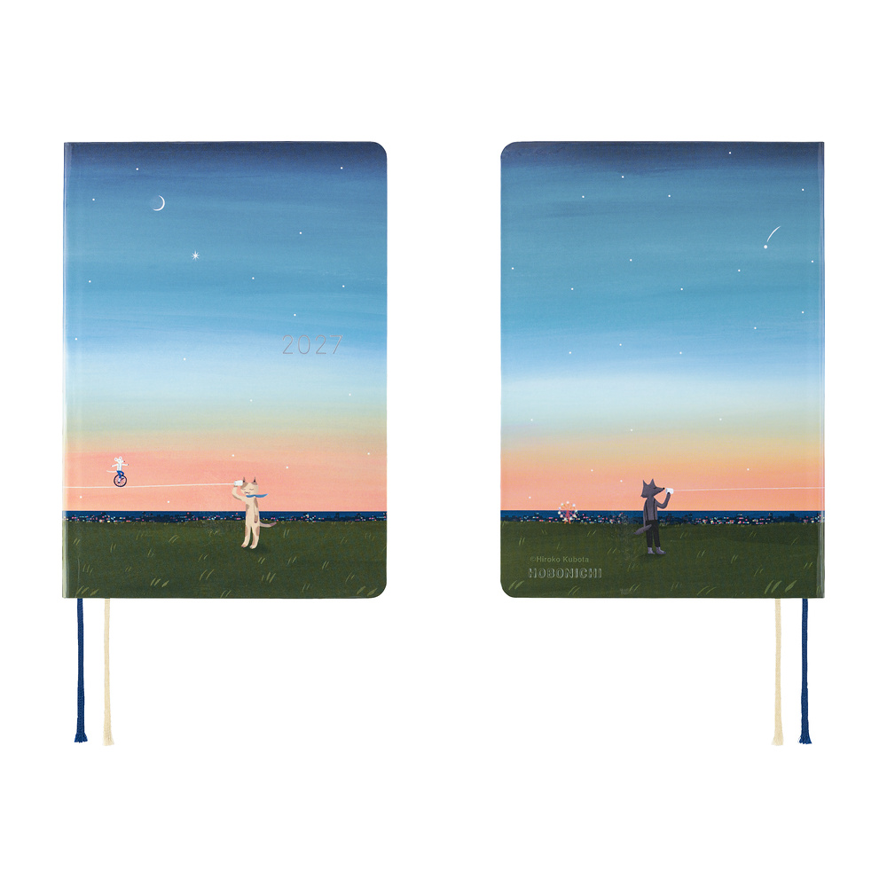 HON A6 2027 englisch – Hiroko Kubota: String Telephone Until the Moon is Full | Hobonichi