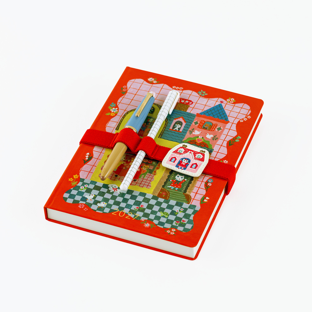Buchband mit Anhänger – Yumi Kitagishi: White Cat | Hobonichi