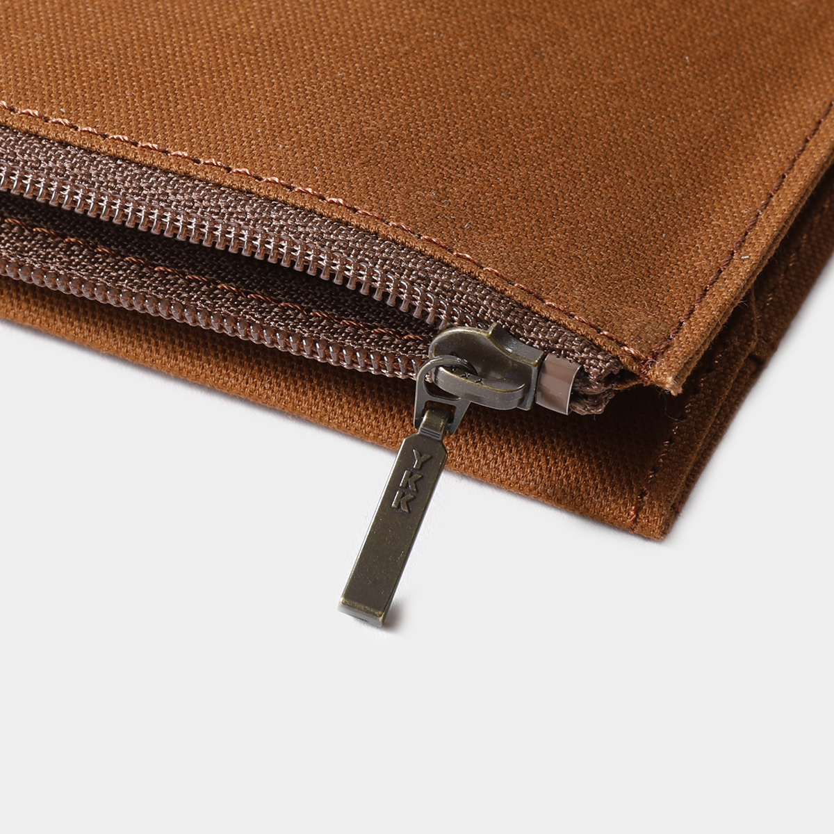 Zipper Case Baumwolle "Braun" - TRAVELER'S FACTORY Notebook Refill Passport