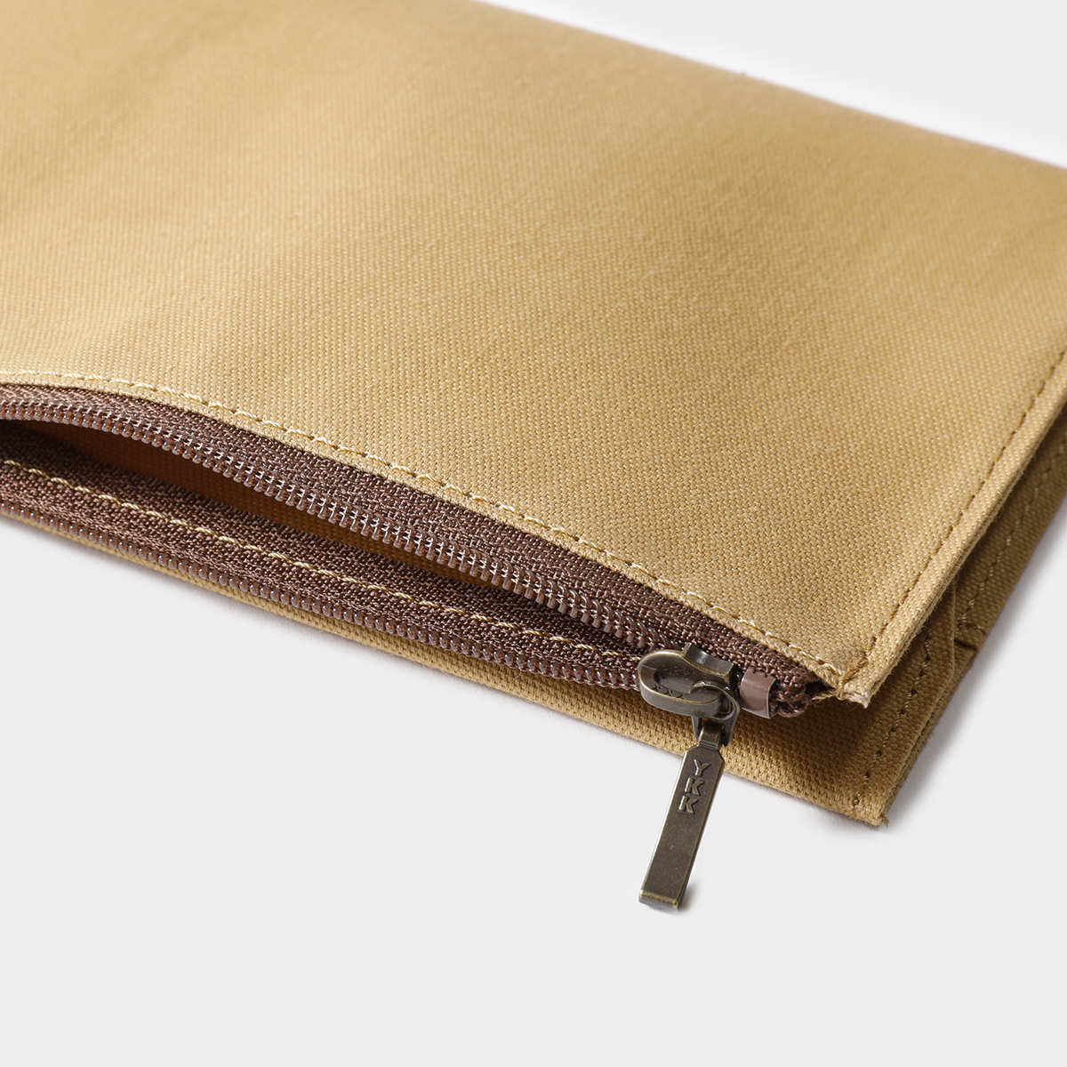 Zipper Case Baumwolle "Beige" - TRAVELER'S FACTORY Notebook Refill Regular