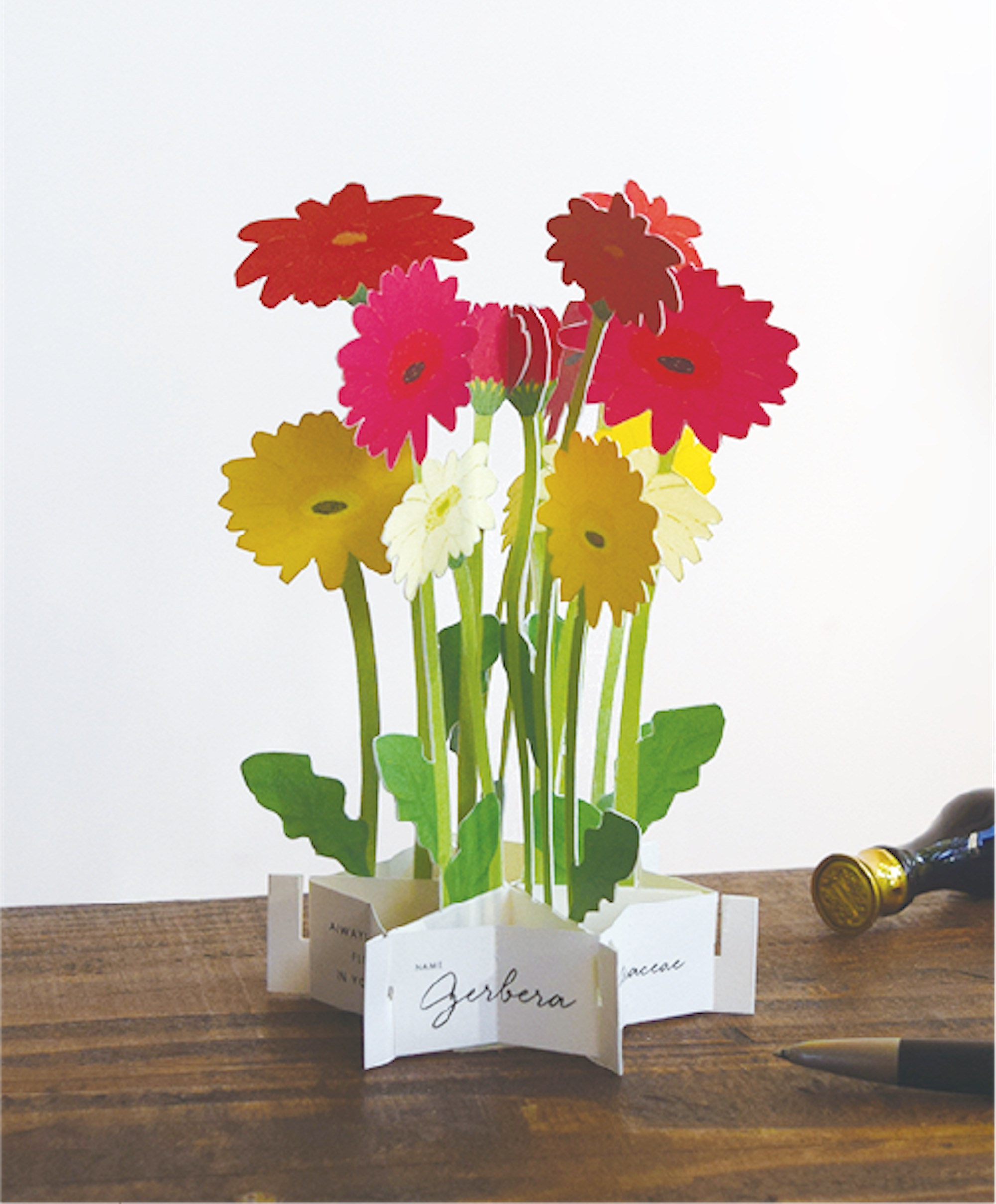 #16 Gerbera / Gerbera - 3D Blooming Card