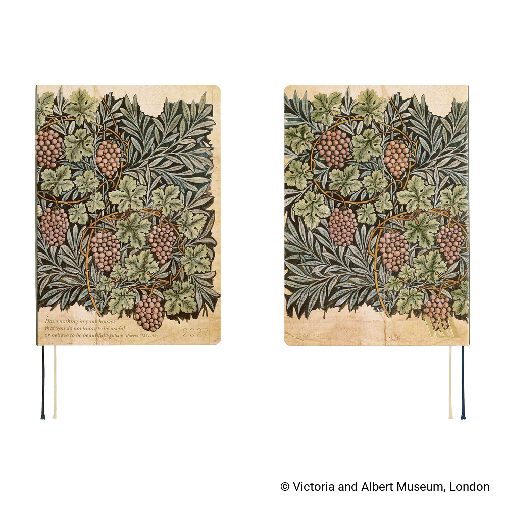 HON A5 2027 englisch – V&A Series: Vine | Hobonichi