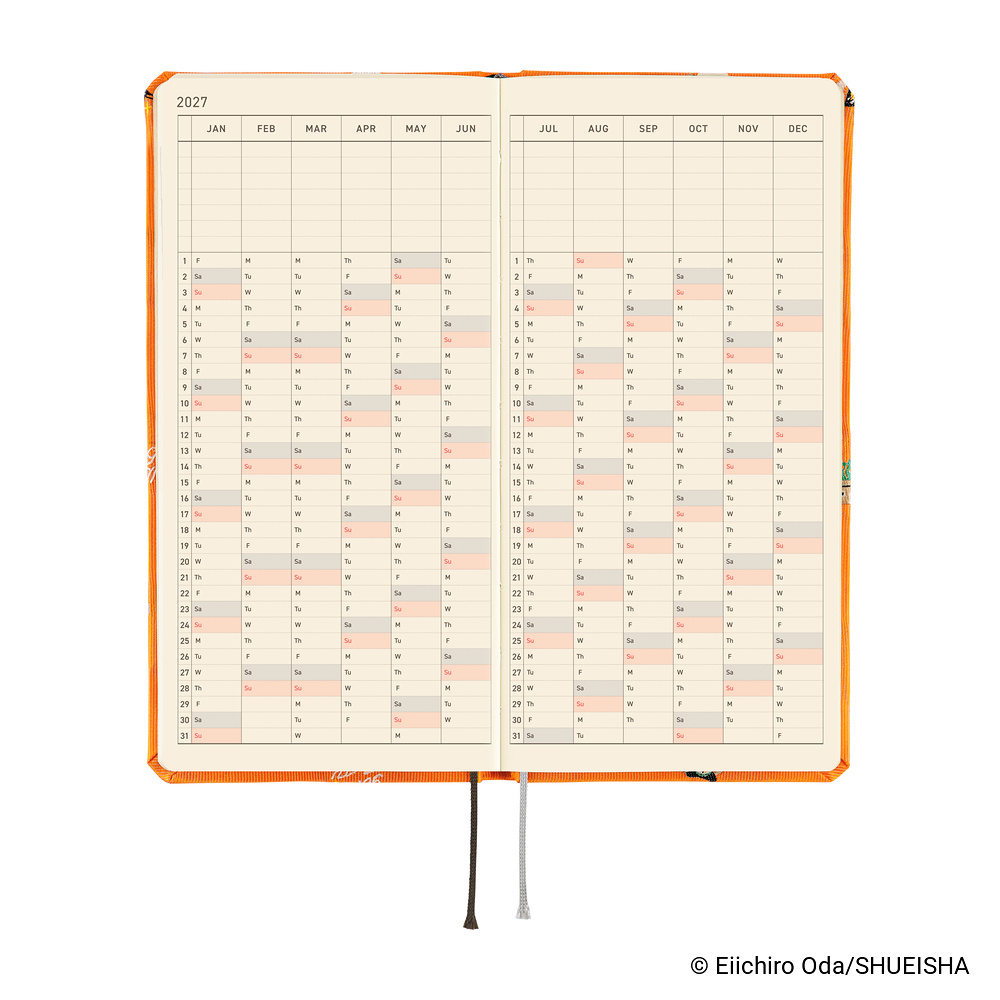 Weeks 2027 englisch – ONE PIECE magazine: Very Very Merry! | Hobonichi