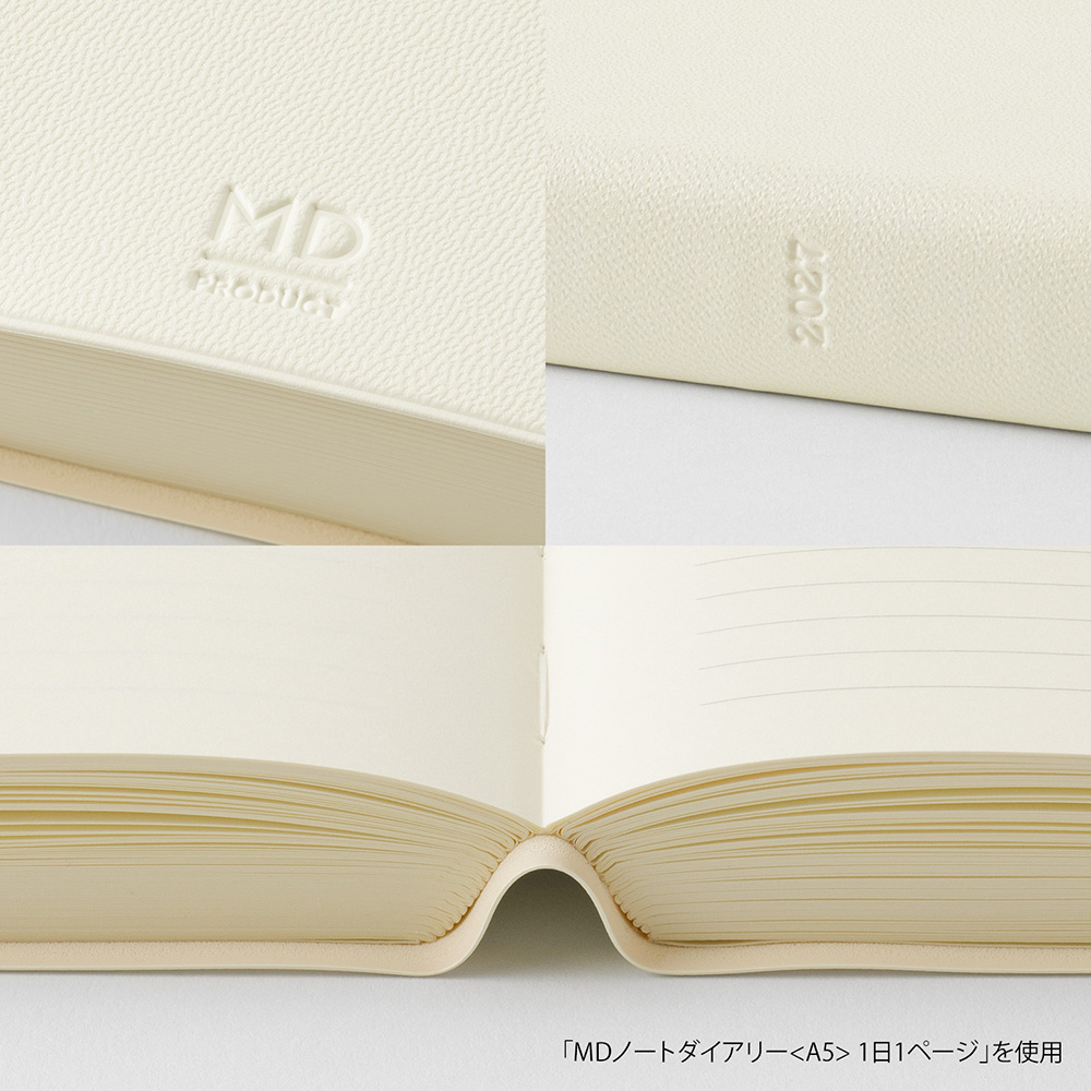 MD Notebook Kalender 1 Day 1 Page 2027 [A5 Quadrat]