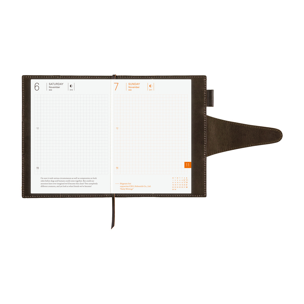 Hülle A6 Original – Arts&Science: Wax Coating Kip | Hobonichi