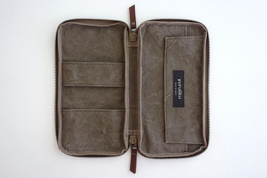 FLAT tool case / Pen - Brown - Stifteetui von Yuruliku