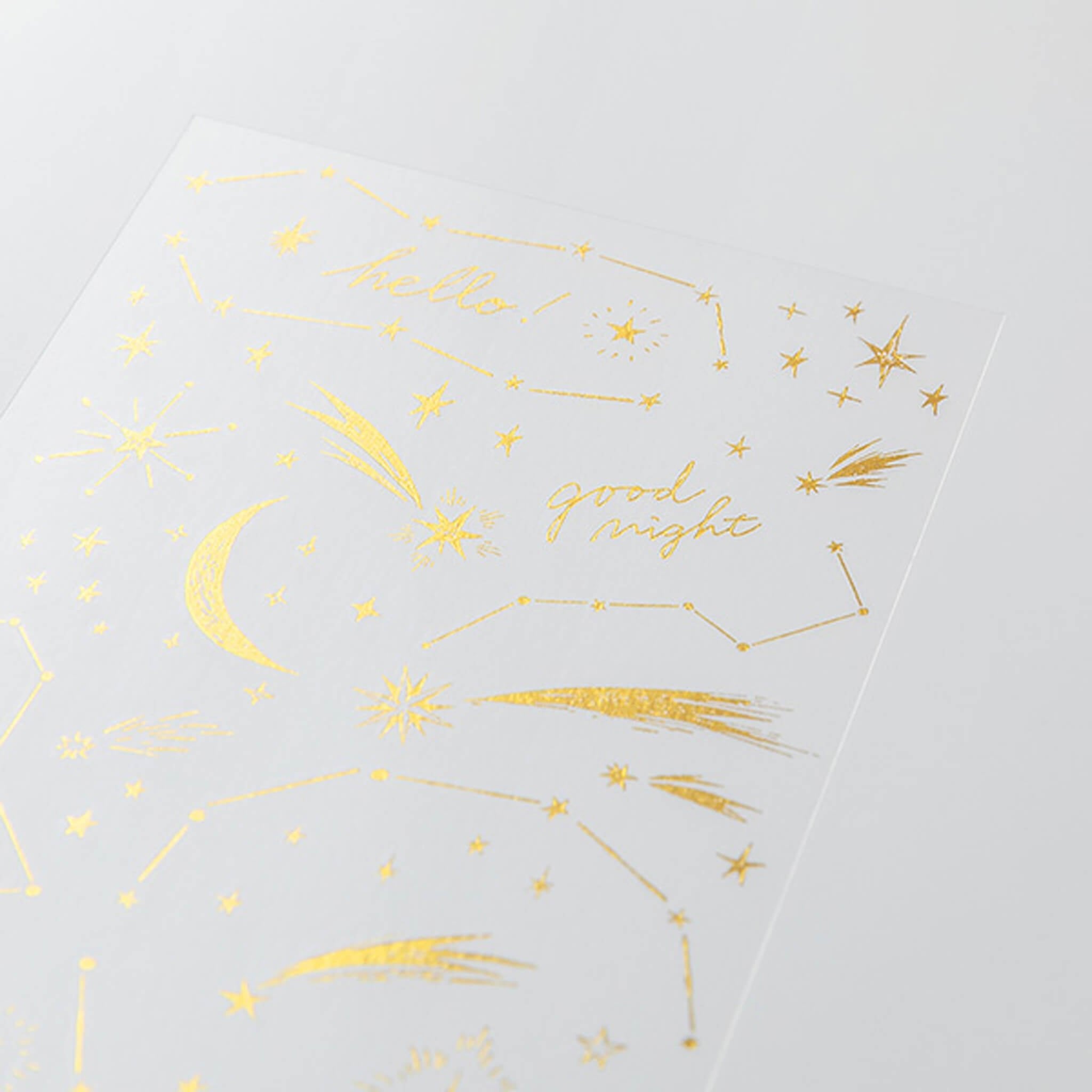Midori Transfer Sticker Gold - Stars Midori Transfer Sticker Gold - Stars