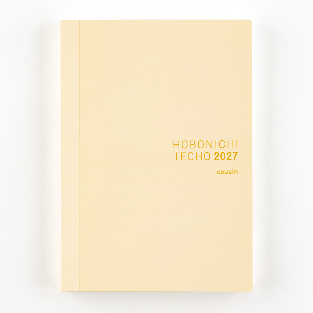 Kalenderbuch A5 Cousin 2027 – englisch | Hobonichi