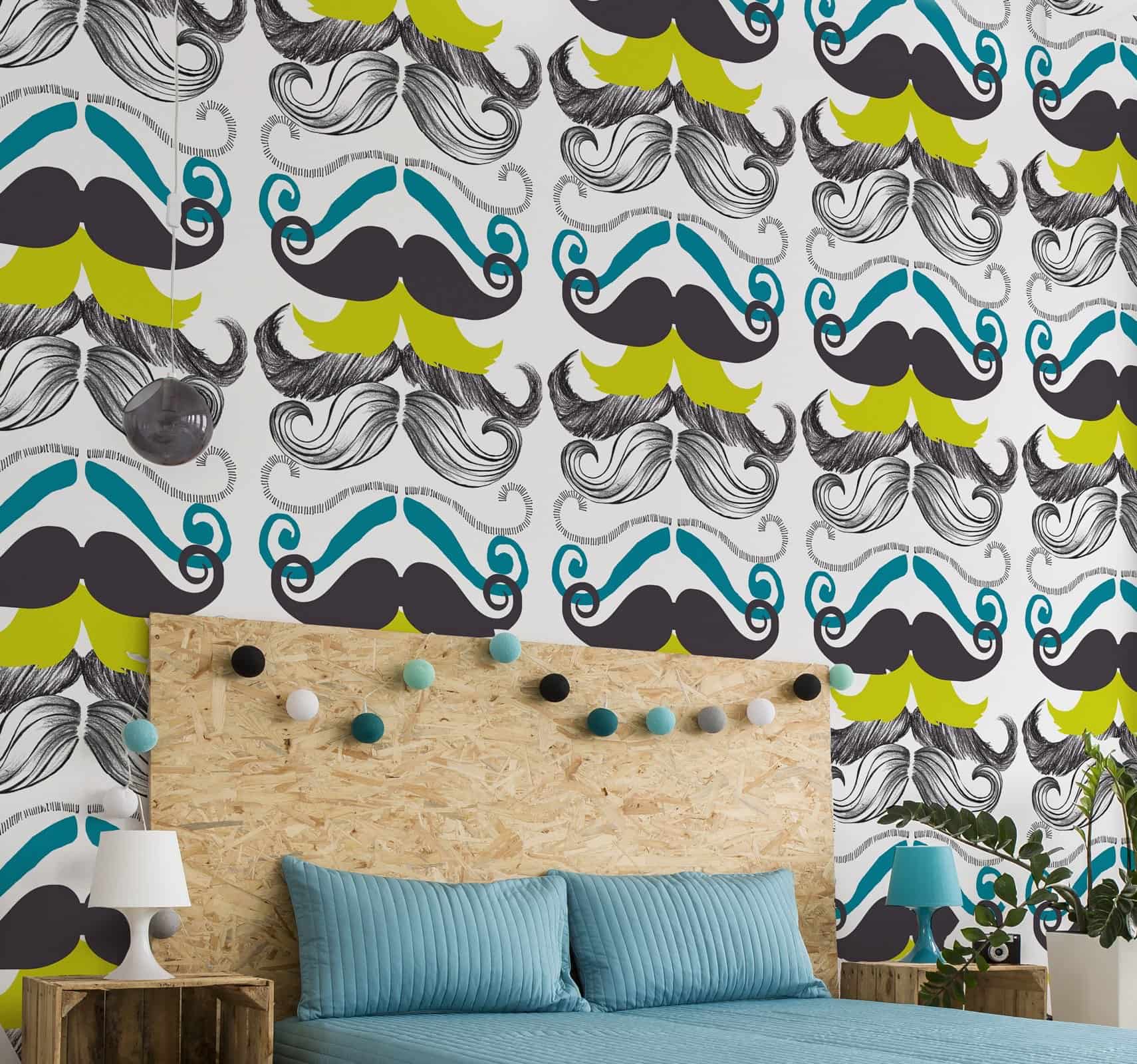Tapete DIFFERENT MOUSTACHES-WP20089-MINDTHEGAP-MIND THE GAP Tapete DIFFERENT MOUSTACHES von MINDTHEGAP aus der Kategorie MIND THE GAP mit der Artikelnummer WP20089