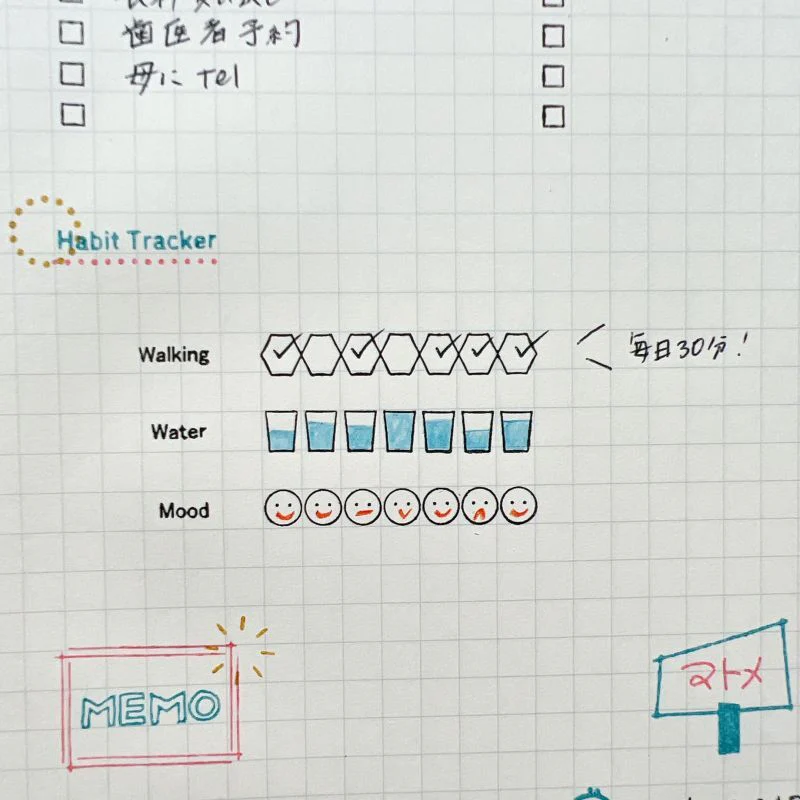 Acrylstempel Set "Jizai Hanko Log Tracker 01" - Mizushima Acrylstempel Set "Jizai Hanko Log Tracker 01" - Mizushima